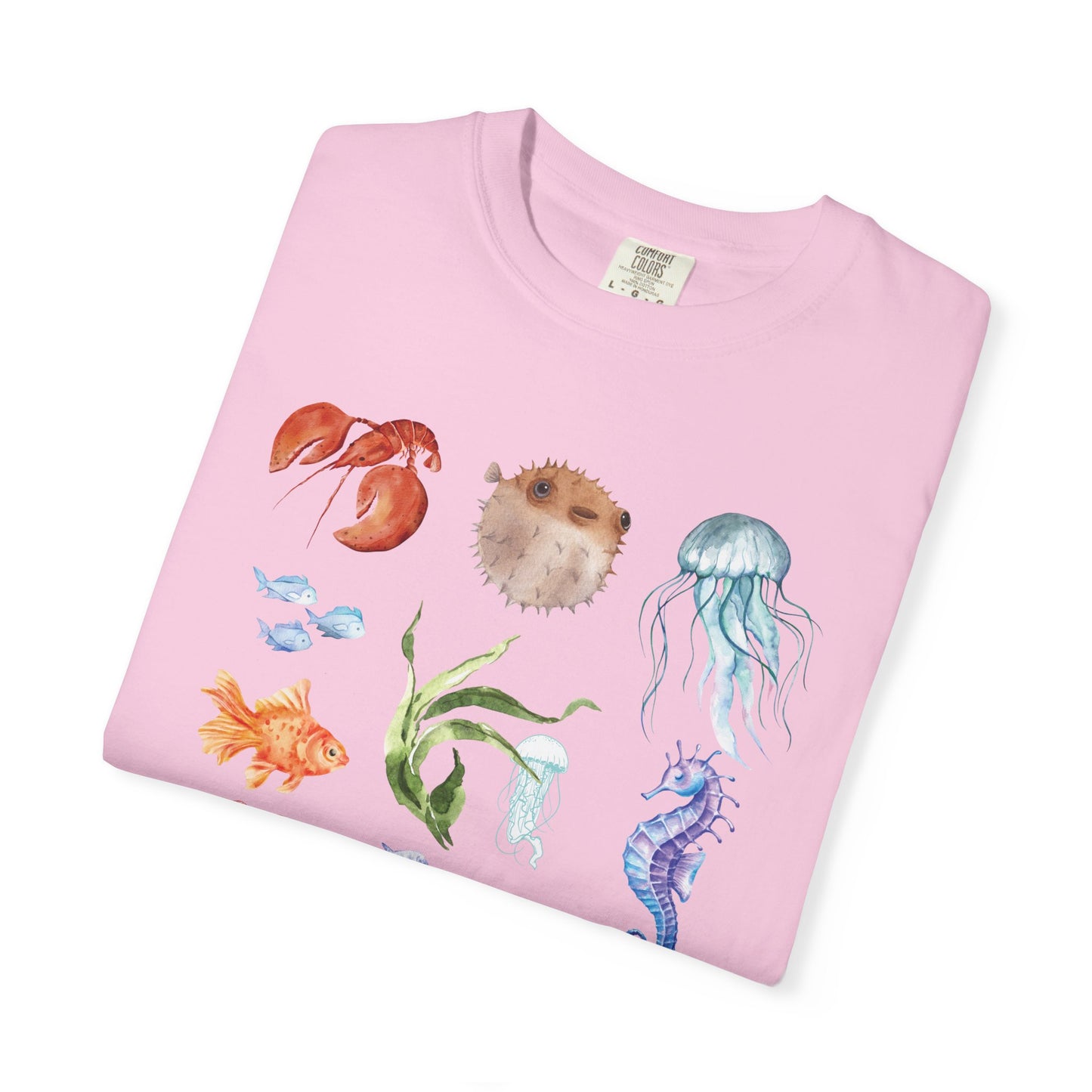 Ocean-Inspired Unisex T-Shirt, Beachwear, Sea Life Tee, Summer Gift, Nature Lover Apparel, Gift for Ocean Enthusiasts, Sustainable Fashion