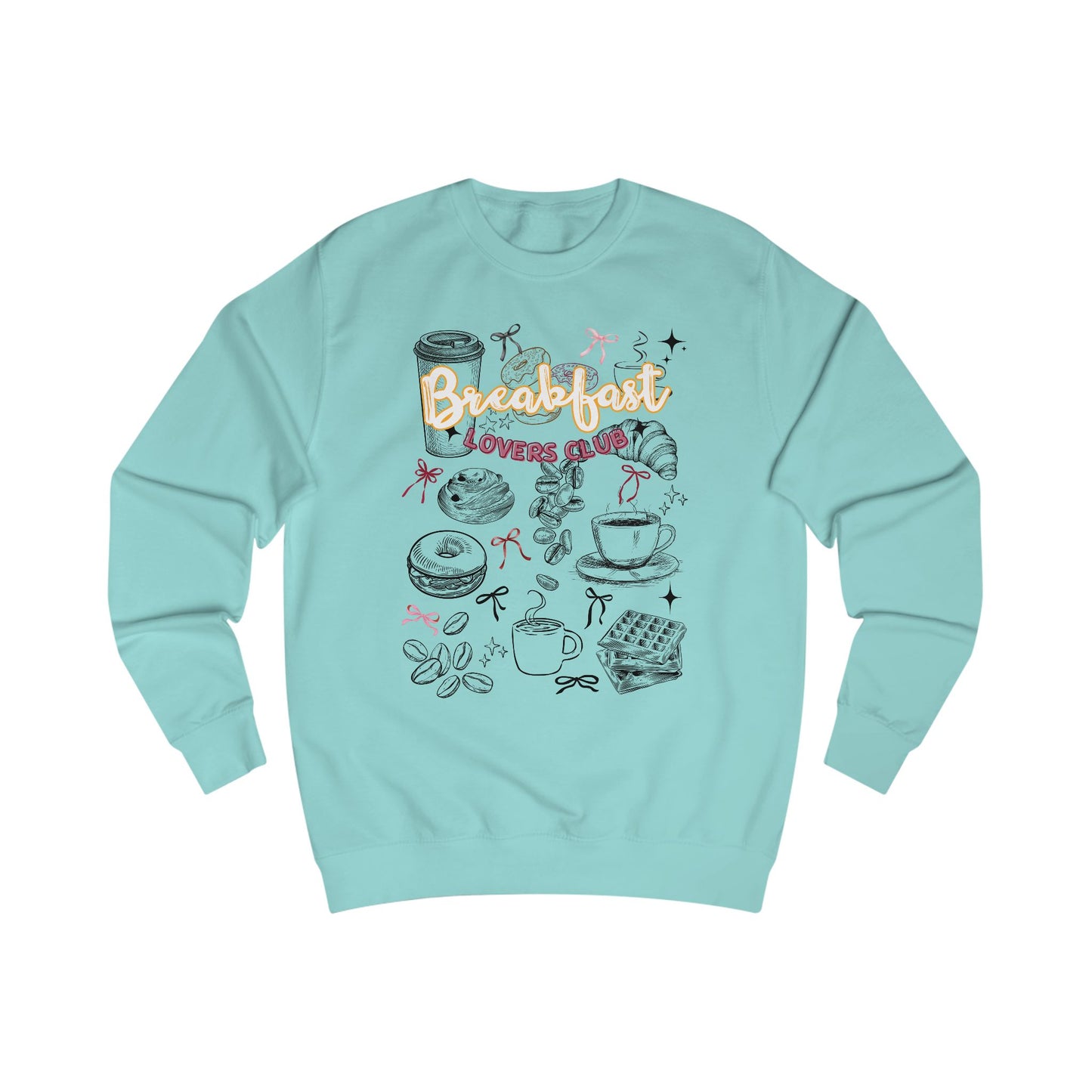 Breakfast Lovers Unisex Sweatshirt, Cozy Gift for Foodies, Casual Wear, Brunch Apparel, Birthday Present, Kitchen Style