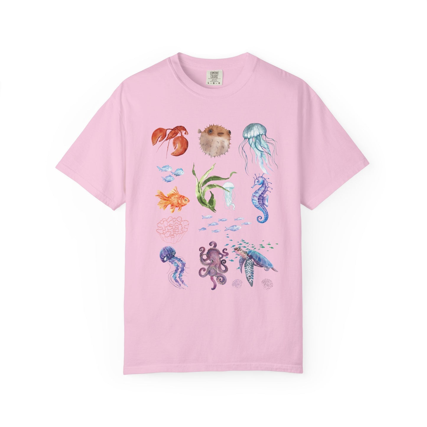 Ocean-Inspired Unisex T-Shirt, Beachwear, Sea Life Tee, Summer Gift, Nature Lover Apparel, Gift for Ocean Enthusiasts, Sustainable Fashion