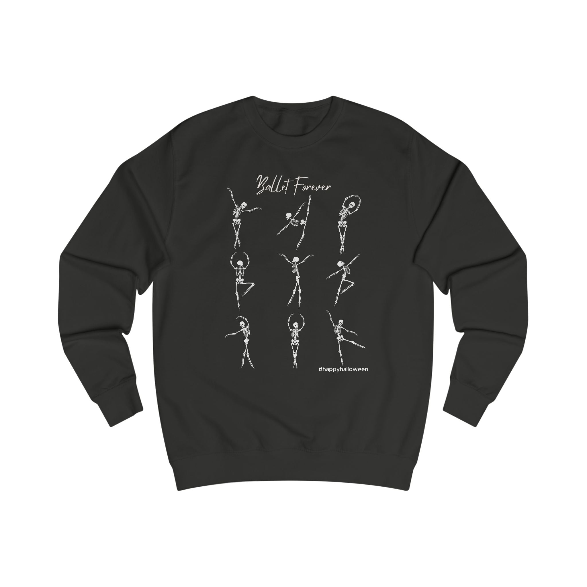 Skeleton Ballet Dancers Halloween Unisex Sweatshirt | Dance Lover Apparel