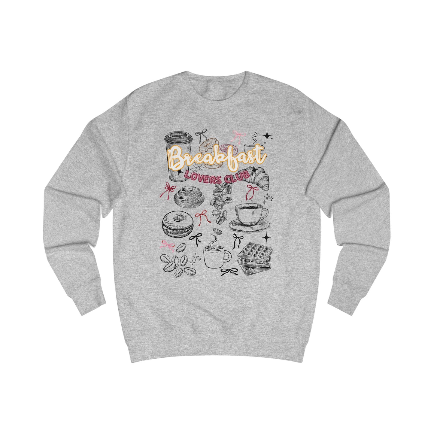 Breakfast Lovers Unisex Sweatshirt, Cozy Gift for Foodies, Casual Wear, Brunch Apparel, Birthday Present, Kitchen Style