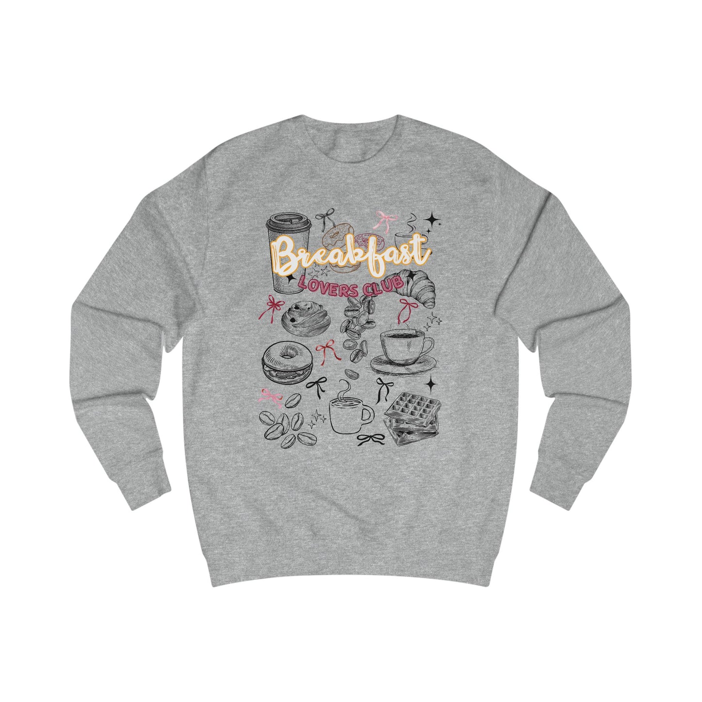 Breakfast Lovers Unisex Sweatshirt, Cozy Gift for Foodies, Casual Wear, Brunch Apparel, Birthday Present, Kitchen Style