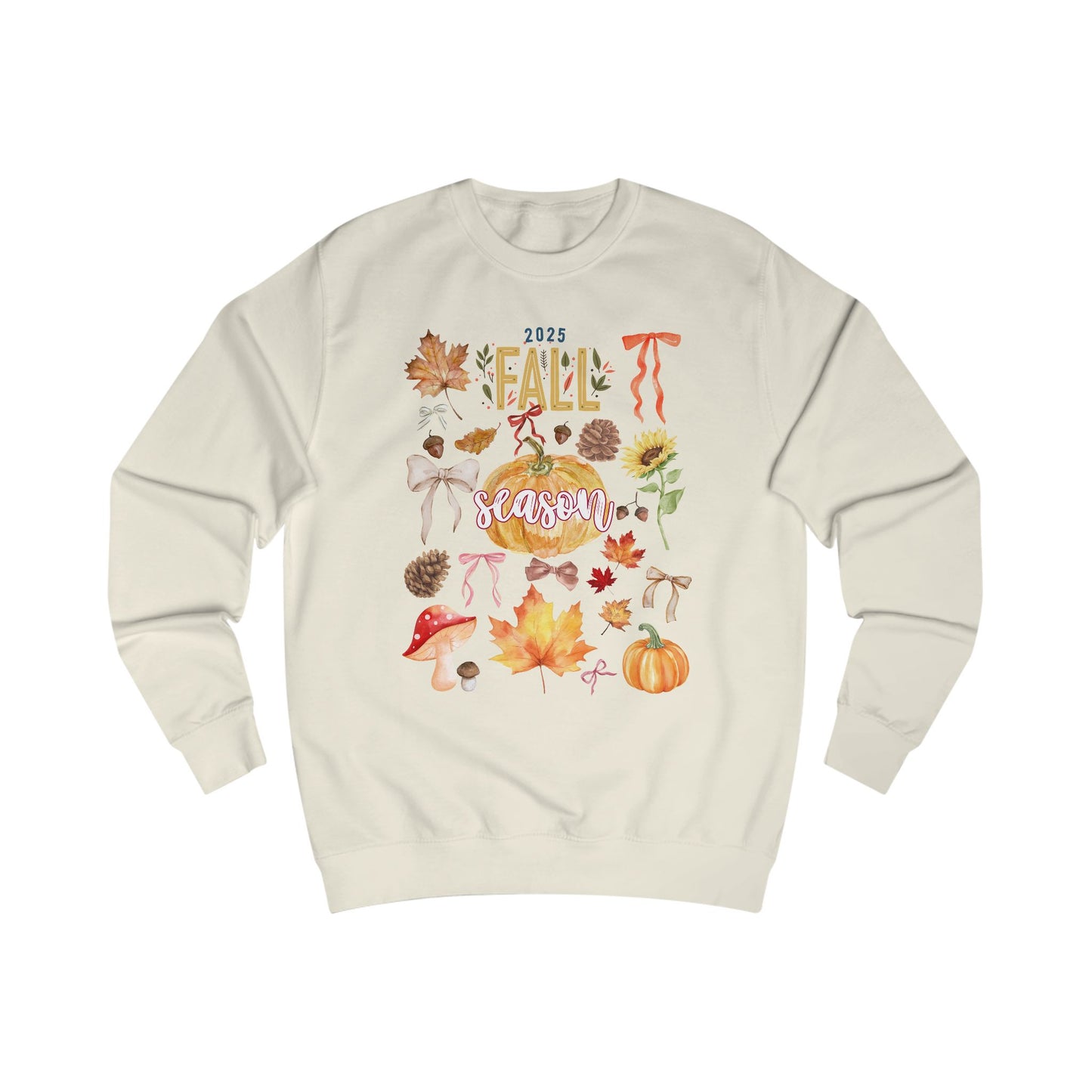 Cozy Fall Vibes Unisex Sweatshirt - 2025 Autumn Design, Seasonal Gift, Casual Wear, Thanksgiving Sweater, Nature Lover Apparel