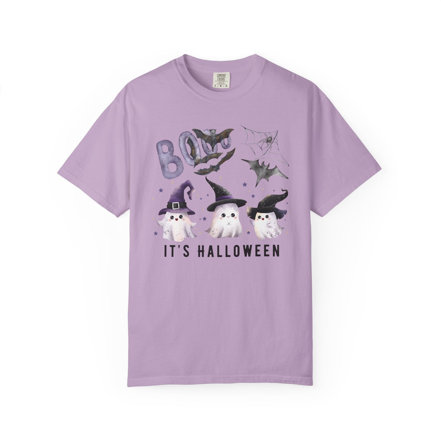 Halloween Cute Ghost T-Shirt, Unisex Fall Tee, Spooky Shirt, Kids Halloween Costume, Festive Apparel, Trick or Treat Shirt