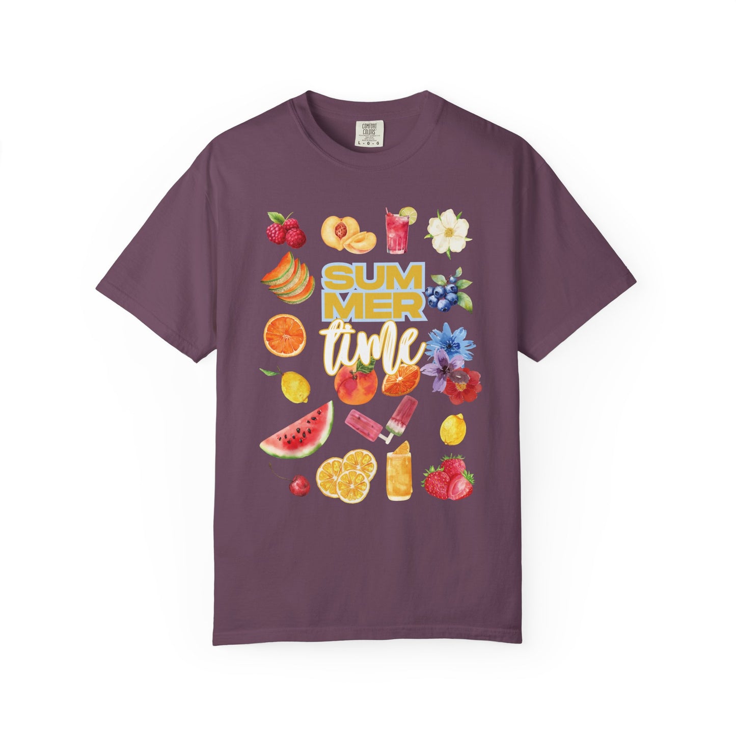 Summer Fruit Vibes T-Shirt, Unisex Casual Tee, Graphic Tee for Summer, Beachwear, Vacation Top, Gift for Her