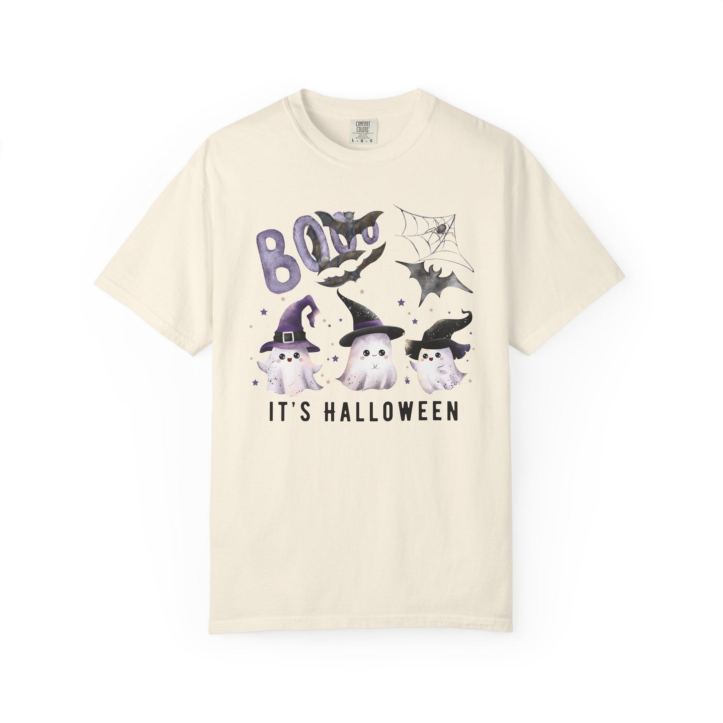 Halloween Cute Ghost T-Shirt, Unisex Fall Tee, Spooky Shirt, Kids Halloween Costume, Festive Apparel, Trick or Treat Shirt