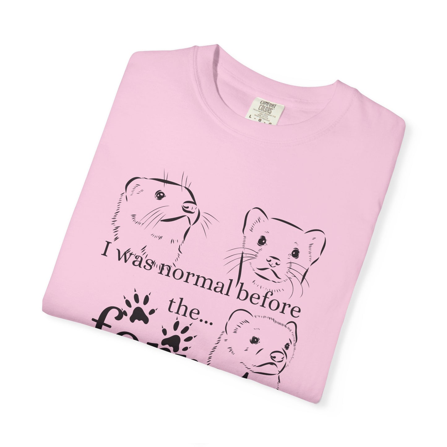 Whimsical Ferret T-shirt, Cute Animal Lover Tee, Gift for Pet Owners, Funny Graphic Tee, Ferret Mom/Dad Gift