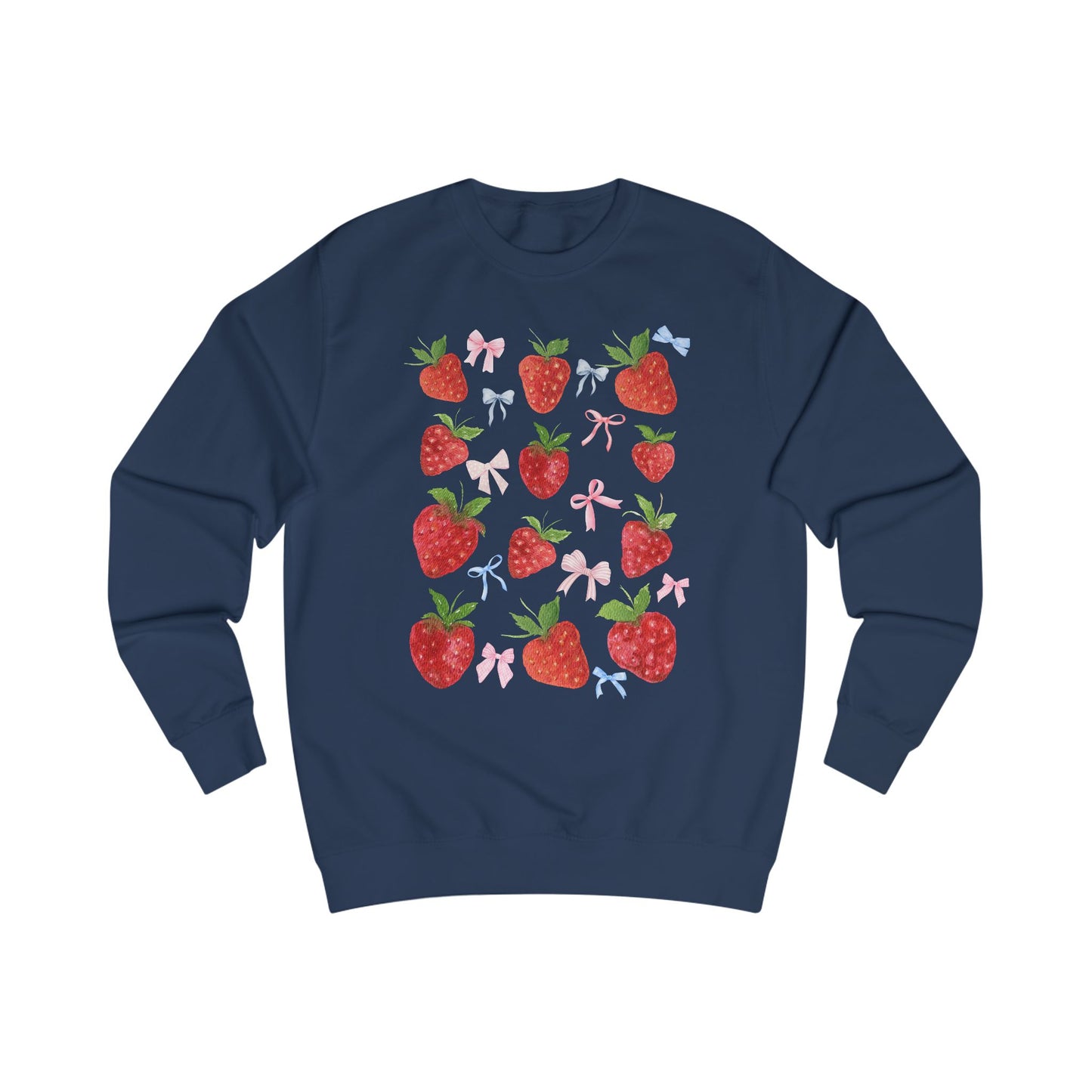 Strawberry Delight Unisex Sweatshirt - Cozy Style, Gift Idea for Friends, Spring Fashion, Comfortable Outfit, Perfect for Berry Lovers