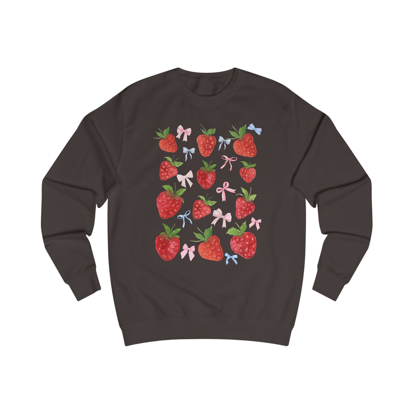 Strawberry Delight Unisex Sweatshirt - Cozy Style, Gift Idea for Friends, Spring Fashion, Comfortable Outfit, Perfect for Berry Lovers