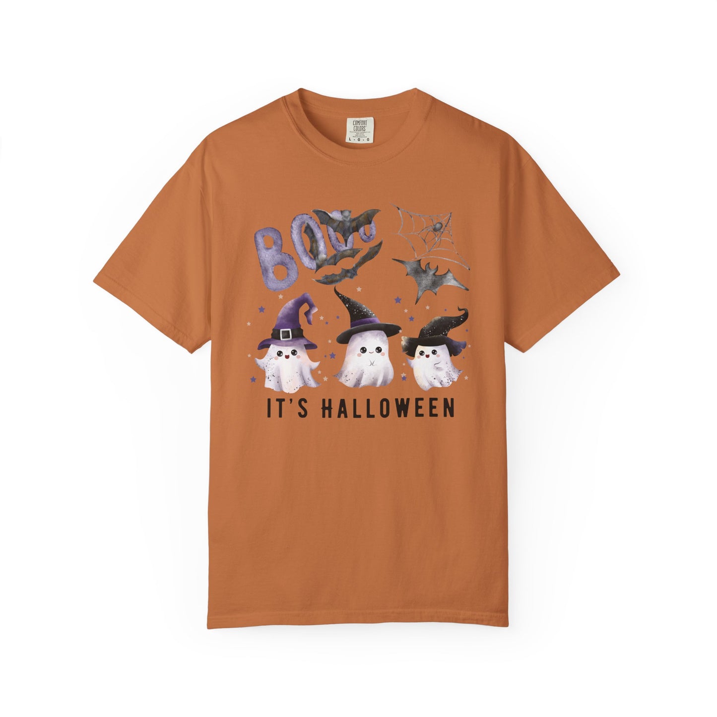 Halloween Cute Ghost T-Shirt, Unisex Fall Tee, Spooky Shirt, Kids Halloween Costume, Festive Apparel, Trick or Treat Shirt