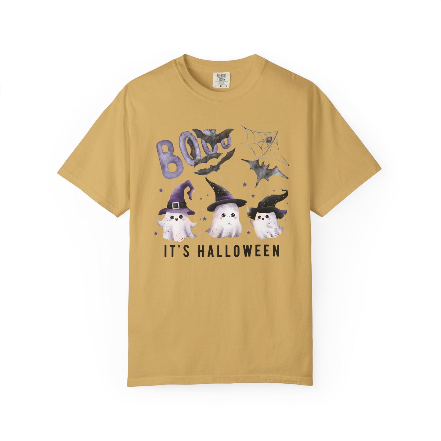 Halloween Cute Ghost T-Shirt, Unisex Fall Tee, Spooky Shirt, Kids Halloween Costume, Festive Apparel, Trick or Treat Shirt