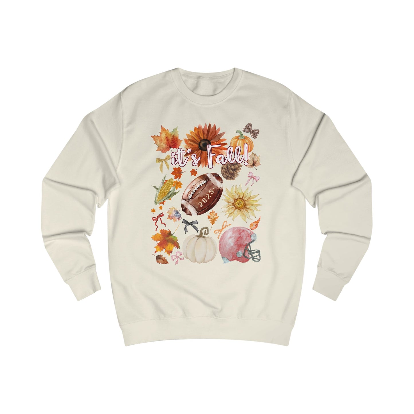 Cozy Fall Sweatshirt, Autumn Vibes Pullover, Unisex Sweatshirt for Football Season, Thanksgiving Gift, Seasonal Outfit