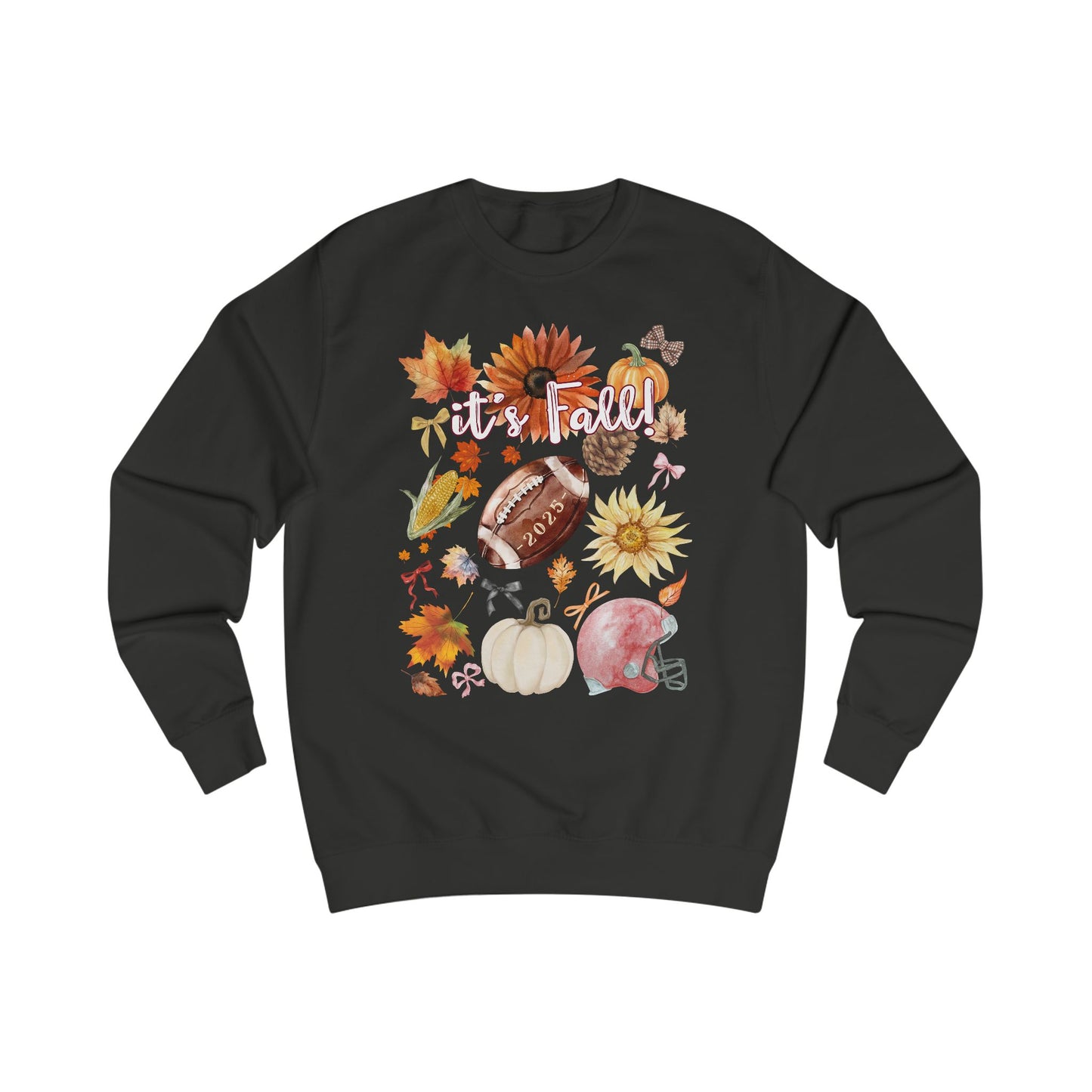 Cozy Fall Sweatshirt, Autumn Vibes Pullover, Unisex Sweatshirt for Football Season, Thanksgiving Gift, Seasonal Outfit