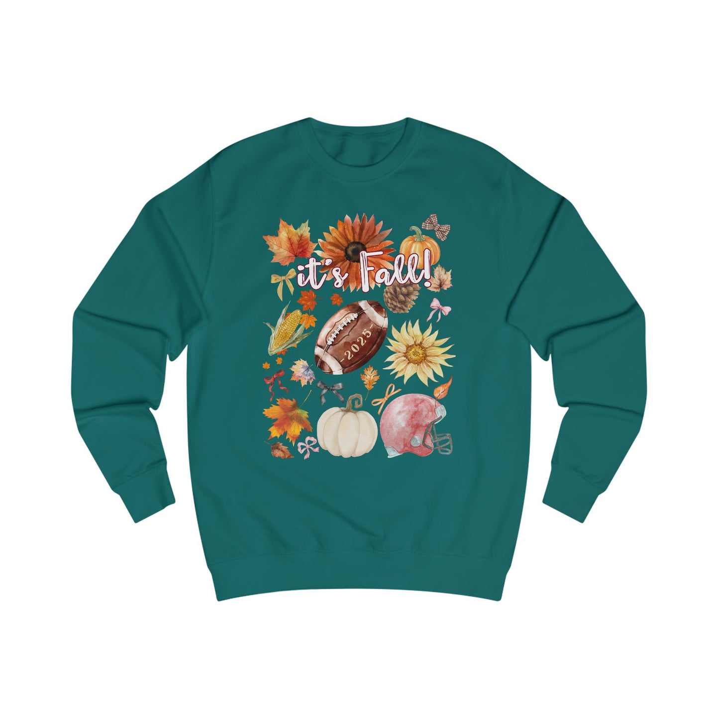 Cozy Fall Sweatshirt, Autumn Vibes Pullover, Unisex Sweatshirt for Football Season, Thanksgiving Gift, Seasonal Outfit