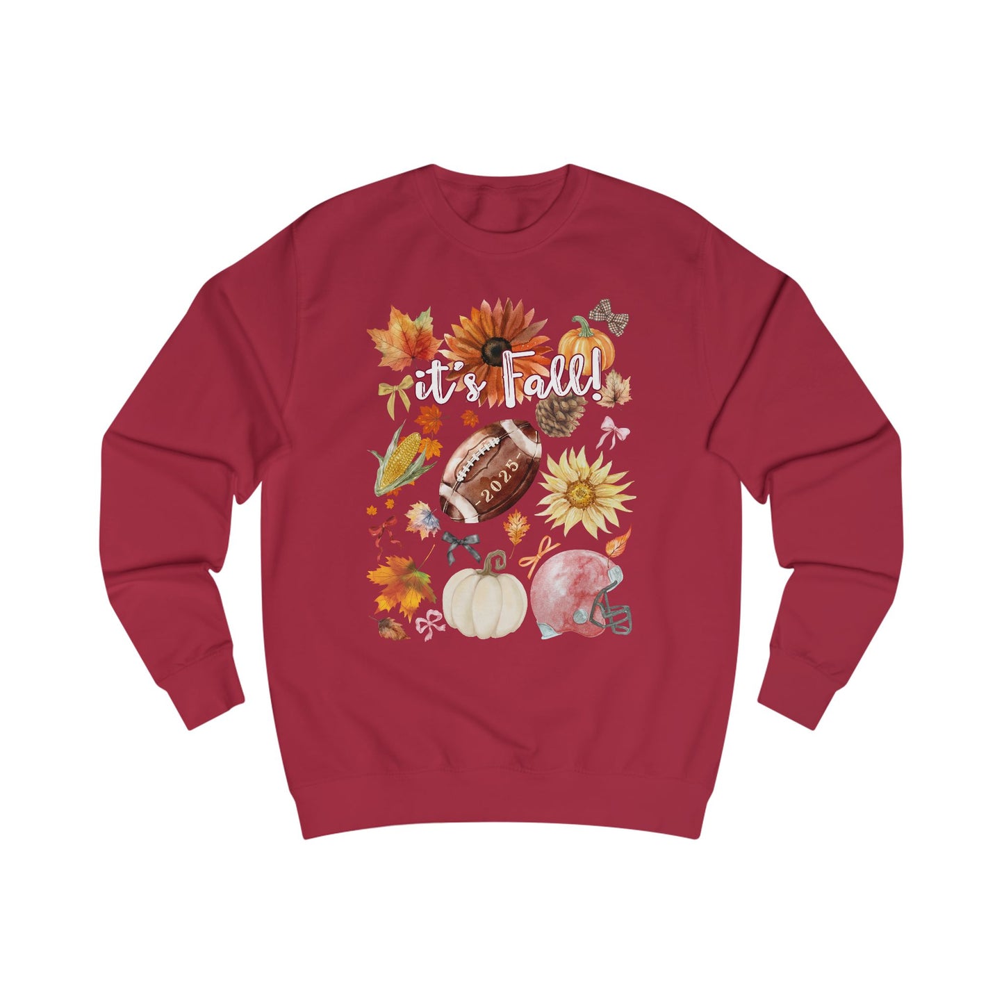 Cozy Fall Sweatshirt, Autumn Vibes Pullover, Unisex Sweatshirt for Football Season, Thanksgiving Gift, Seasonal Outfit