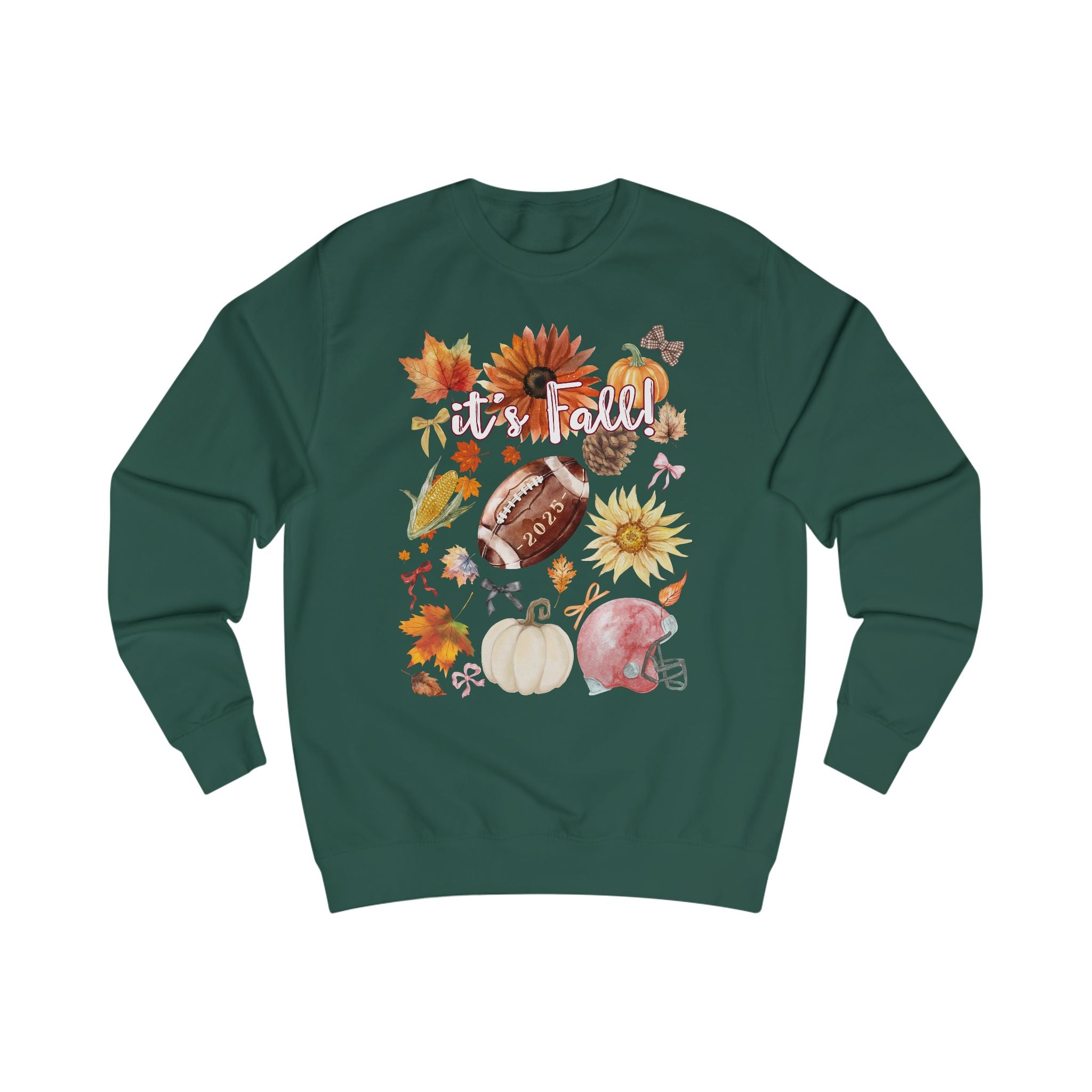 Cozy Fall Sweatshirt, Autumn Vibes Pullover, Unisex Sweatshirt for Football Season, Thanksgiving Gift, Seasonal Outfit