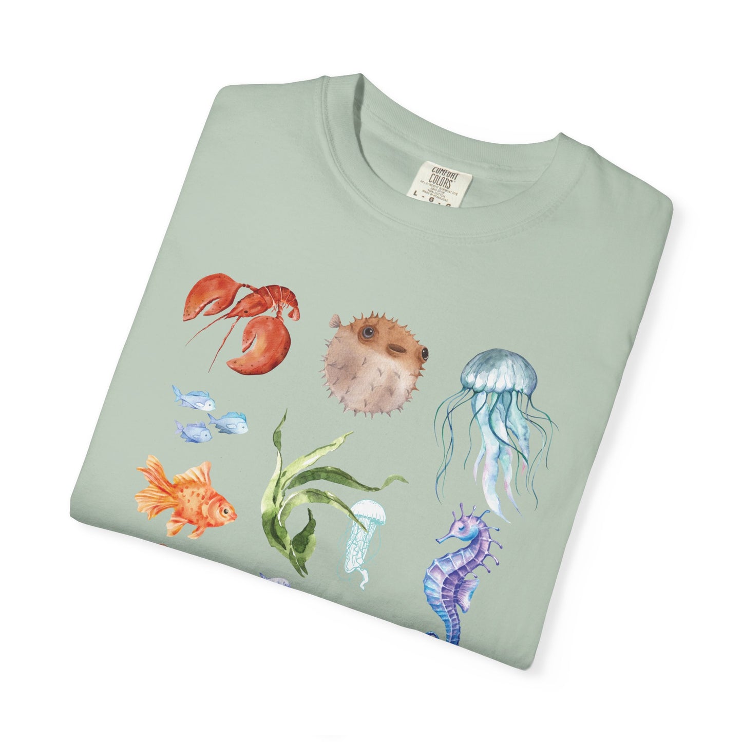 Ocean-Inspired Unisex T-Shirt, Beachwear, Sea Life Tee, Summer Gift, Nature Lover Apparel, Gift for Ocean Enthusiasts, Sustainable Fashion