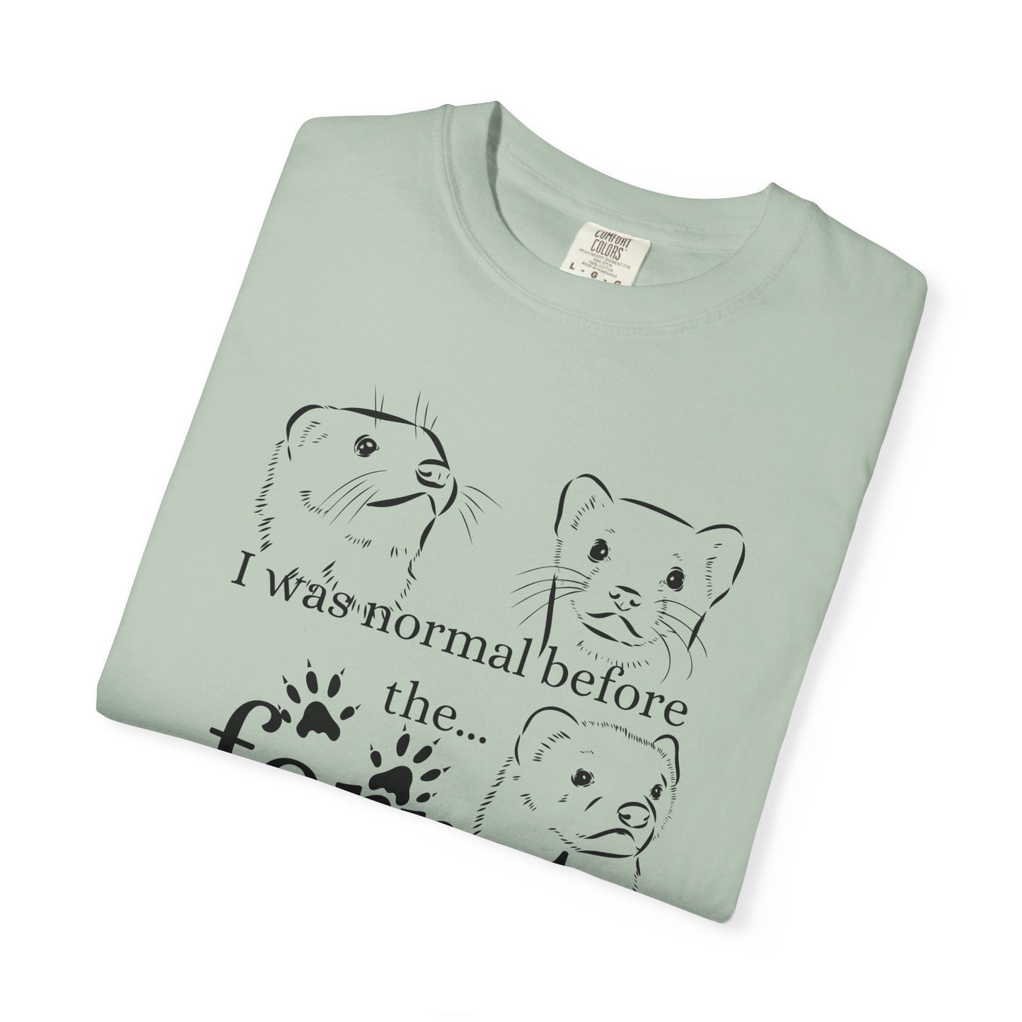 Whimsical Ferret T-shirt, Cute Animal Lover Tee, Gift for Pet Owners, Funny Graphic Tee, Ferret Mom/Dad Gift