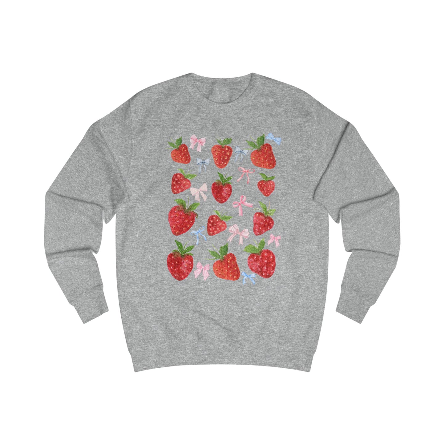 Strawberry Delight Unisex Sweatshirt - Cozy Style, Gift Idea for Friends, Spring Fashion, Comfortable Outfit, Perfect for Berry Lovers