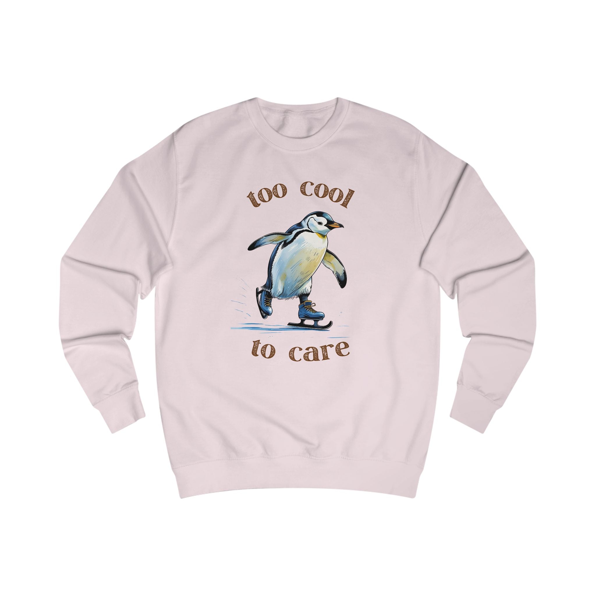 Cool Penguin Unisex Sweatshirt, Funny Sweatshirt, Cute Animal Apparel, Casual Wear, Gift for Animal Lovers, Winter Fashion