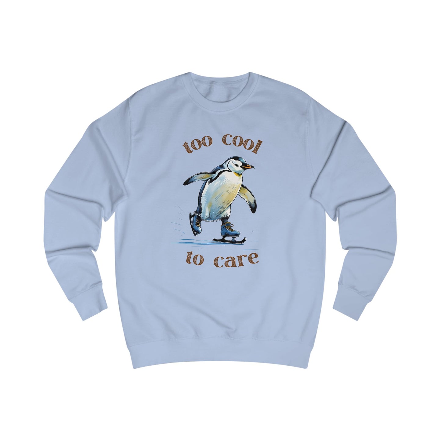Cool Penguin Unisex Sweatshirt, Funny Sweatshirt, Cute Animal Apparel, Casual Wear, Gift for Animal Lovers, Winter Fashion
