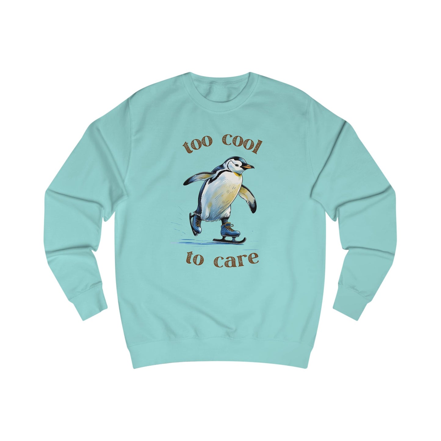 Cool Penguin Unisex Sweatshirt, Funny Sweatshirt, Cute Animal Apparel, Casual Wear, Gift for Animal Lovers, Winter Fashion