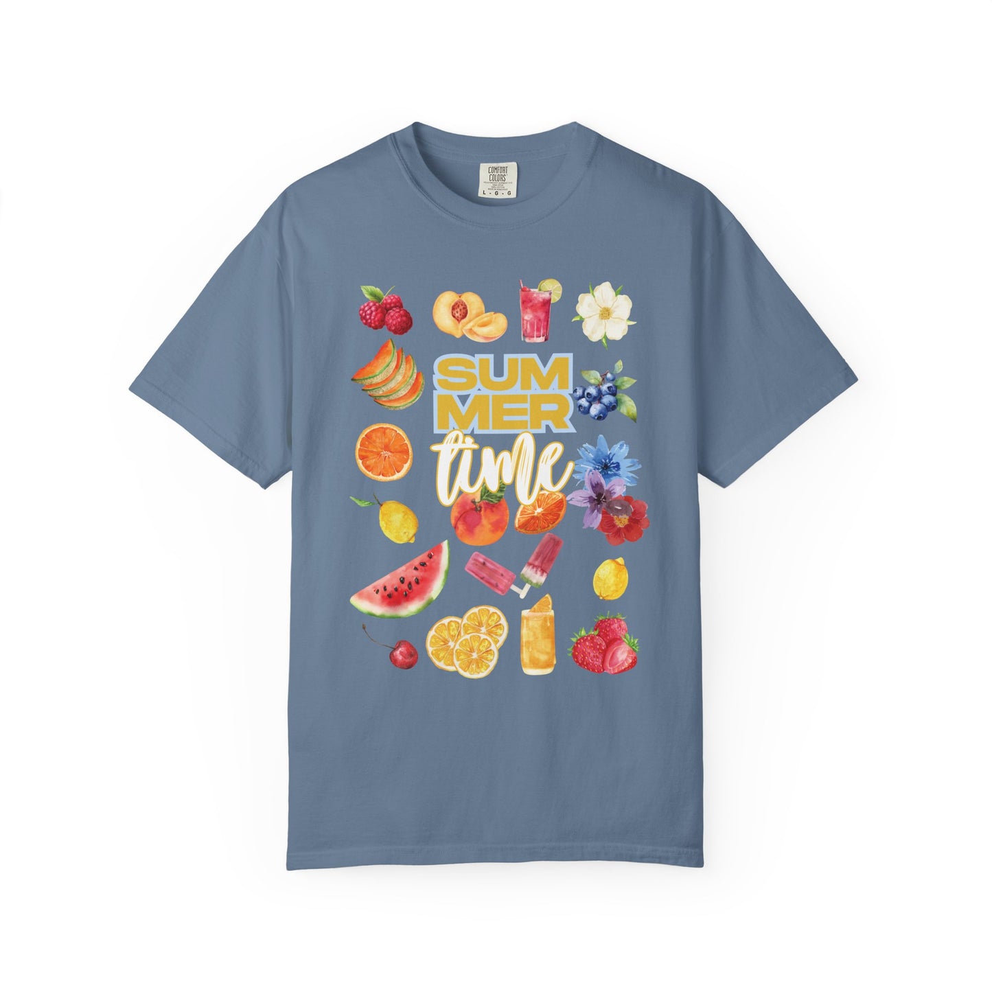 Summer Fruit Vibes T-Shirt, Unisex Casual Tee, Graphic Tee for Summer, Beachwear, Vacation Top, Gift for Her