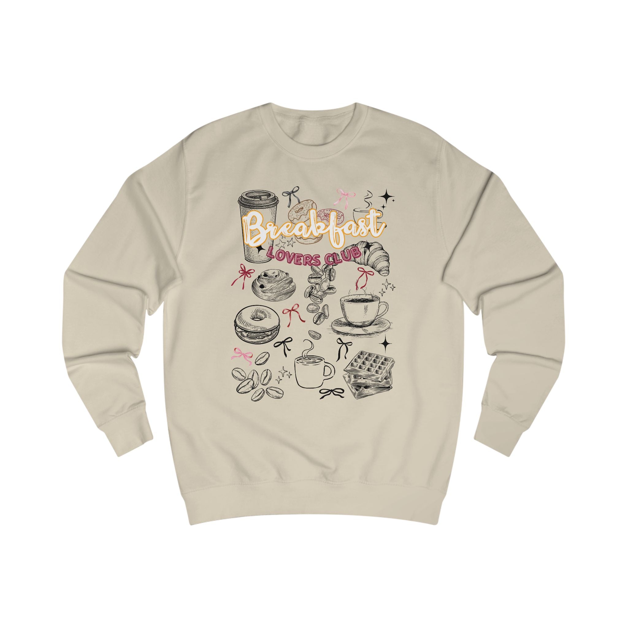 Breakfast Lovers Unisex Sweatshirt, Cozy Gift for Foodies, Casual Wear, Brunch Apparel, Birthday Present, Kitchen Style