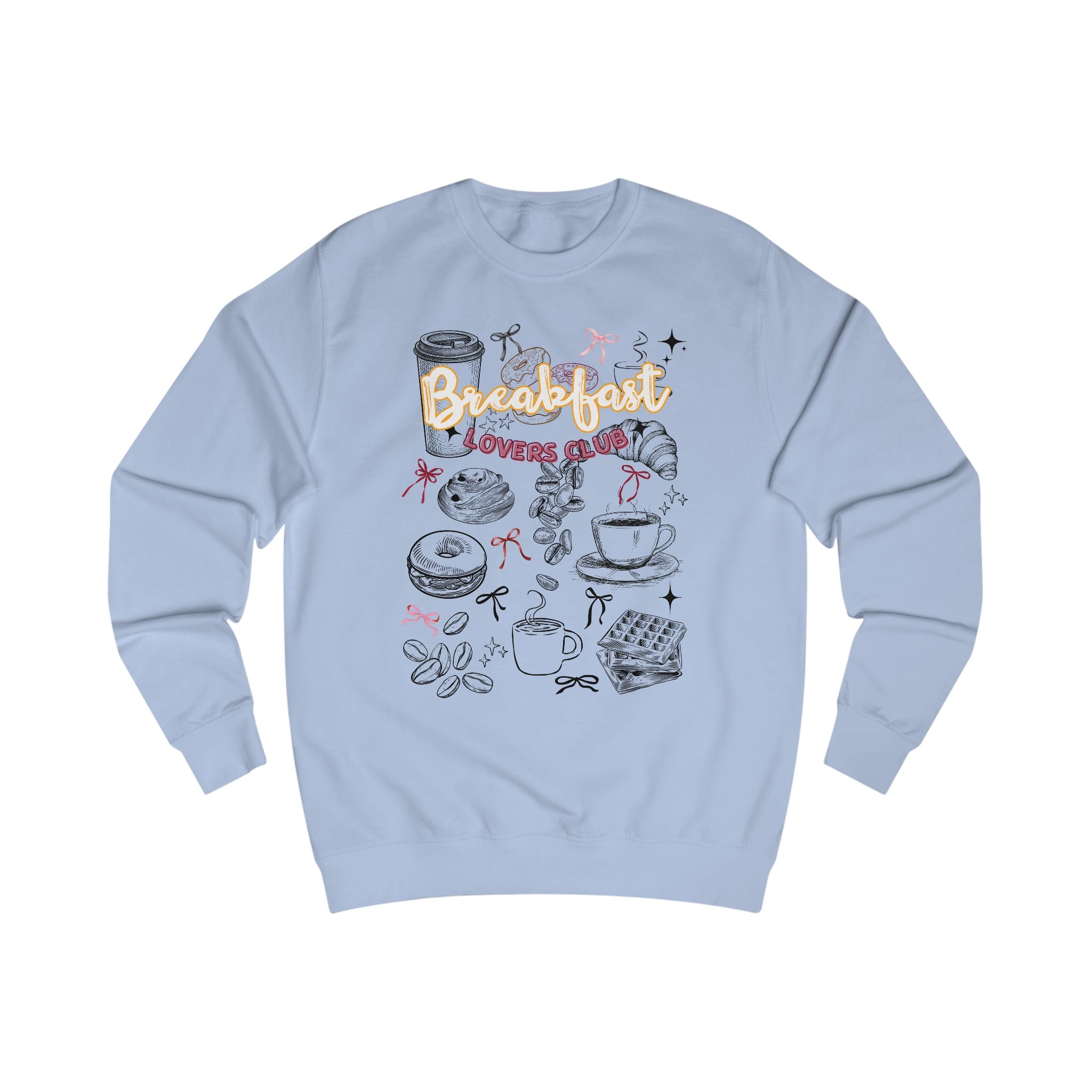 Breakfast Lovers Unisex Sweatshirt, Cozy Gift for Foodies, Casual Wear, Brunch Apparel, Birthday Present, Kitchen Style