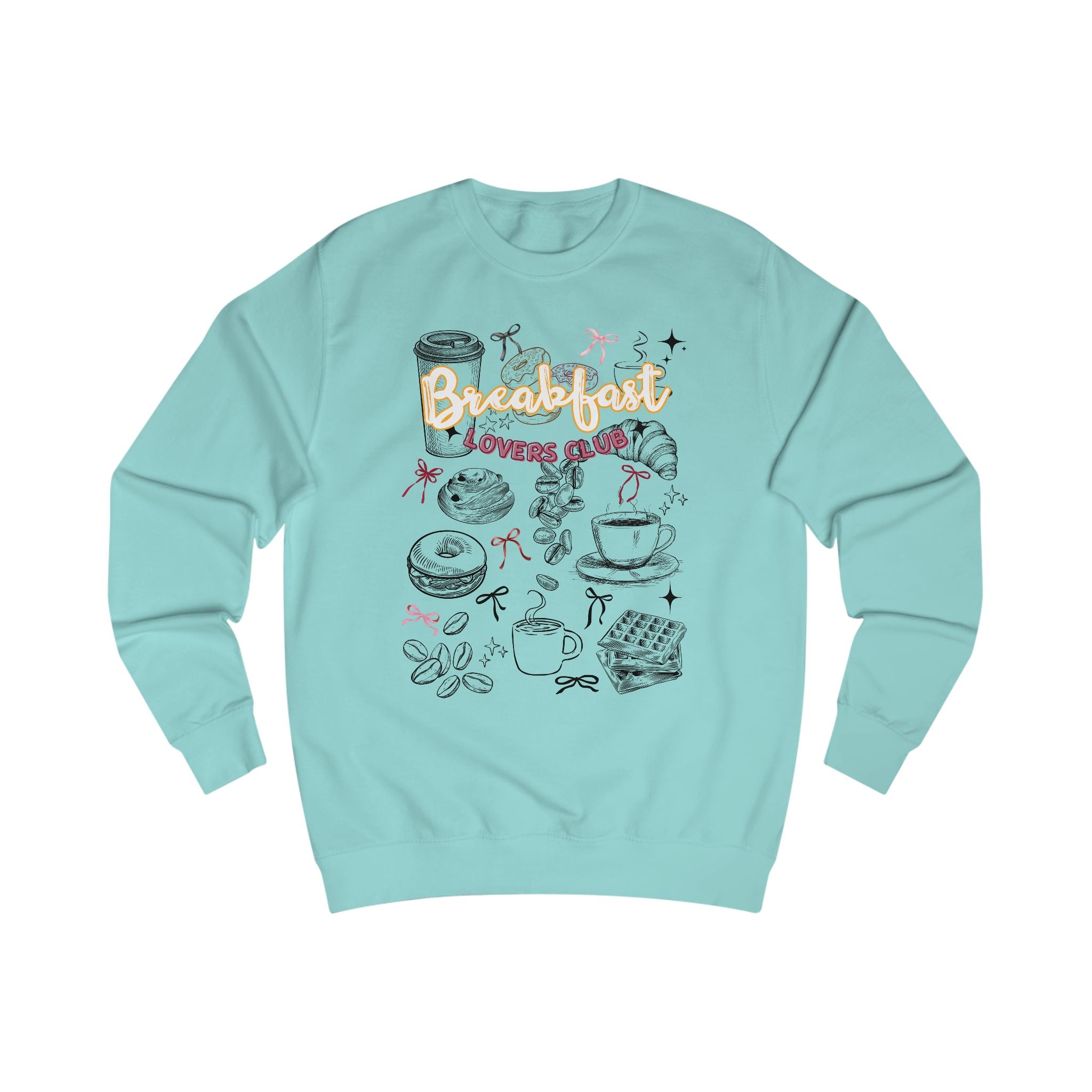 Breakfast Lovers Unisex Sweatshirt, Cozy Gift for Foodies, Casual Wear, Brunch Apparel, Birthday Present, Kitchen Style