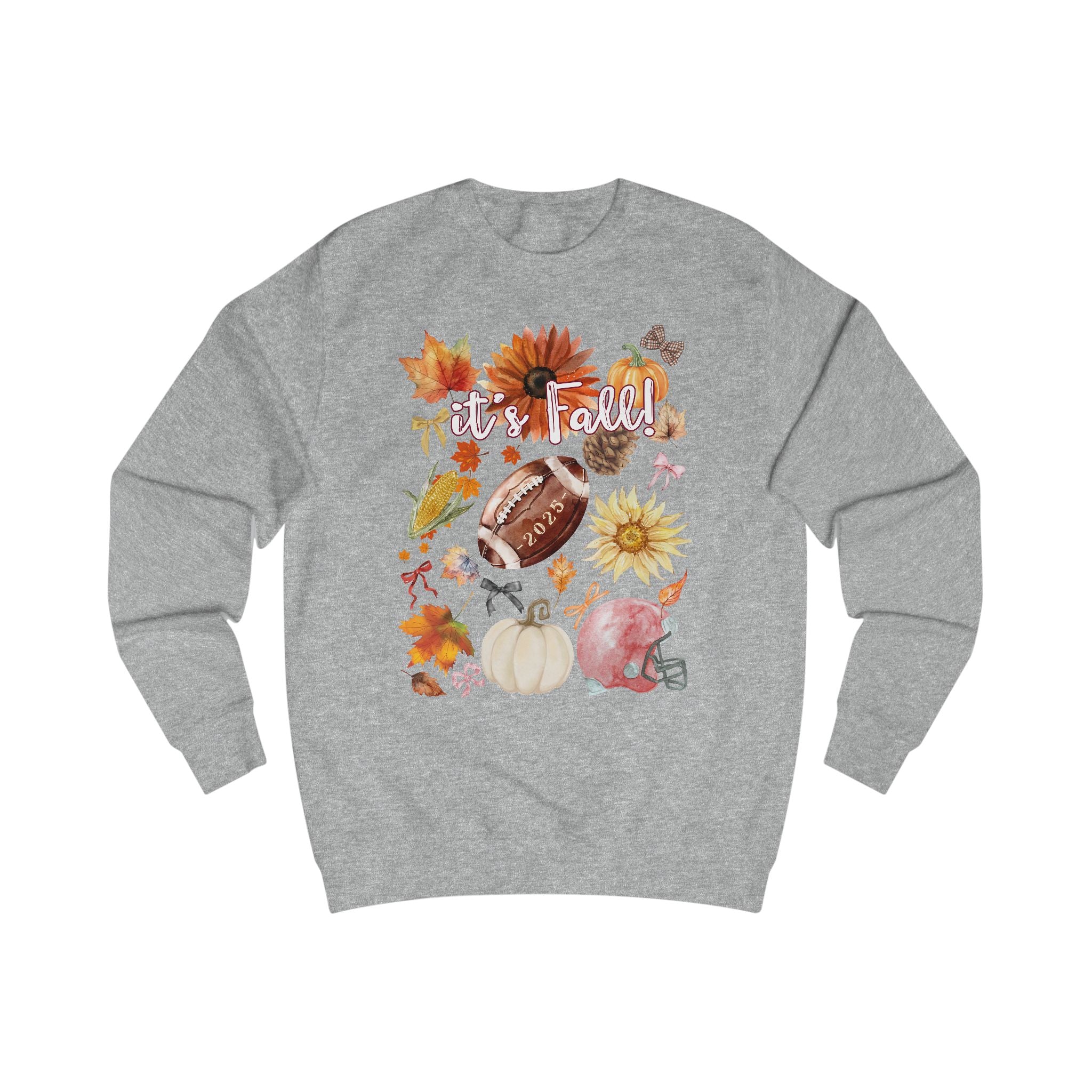 Cozy Fall Sweatshirt, Autumn Vibes Pullover, Unisex Sweatshirt for Football Season, Thanksgiving Gift, Seasonal Outfit