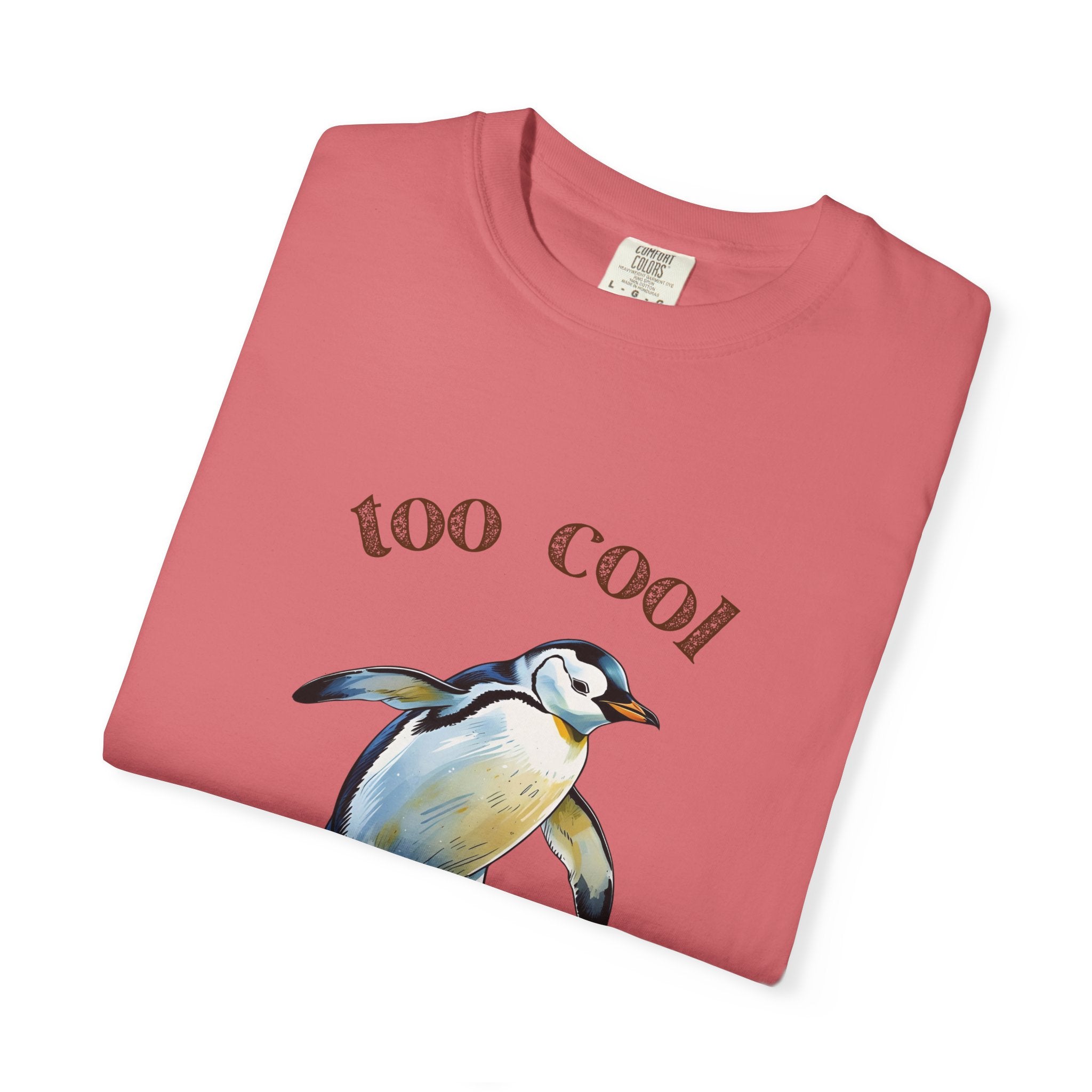 Cool Penguin Graphic T-Shirt, Unisex Casual Tee, Funny Gift, Ice Skating Humor, Perfect for Birthdays & Holidays