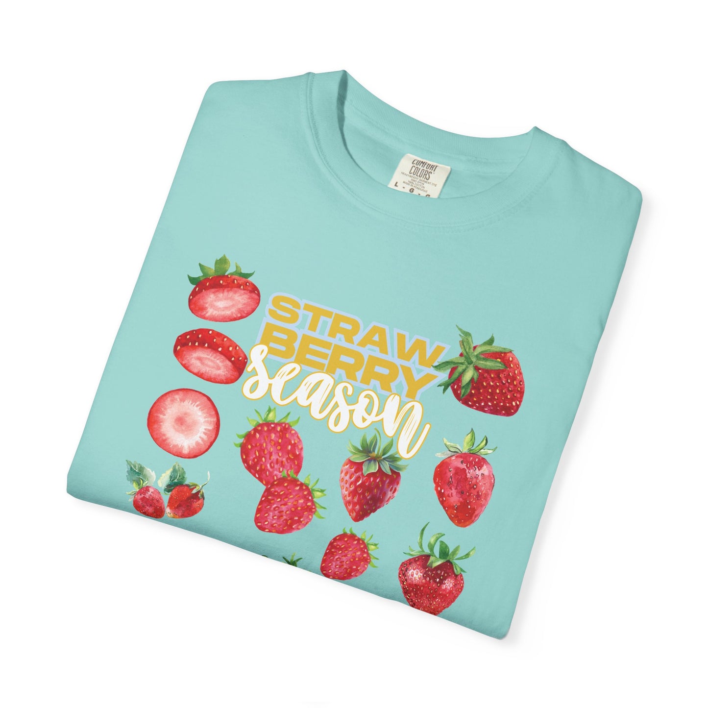 Strawberry Season T-Shirt, Summer Tee, Fruit Lover Gift, Unisex Casual Wear, Fun Graphic Shirt, Cute Outfit Idea