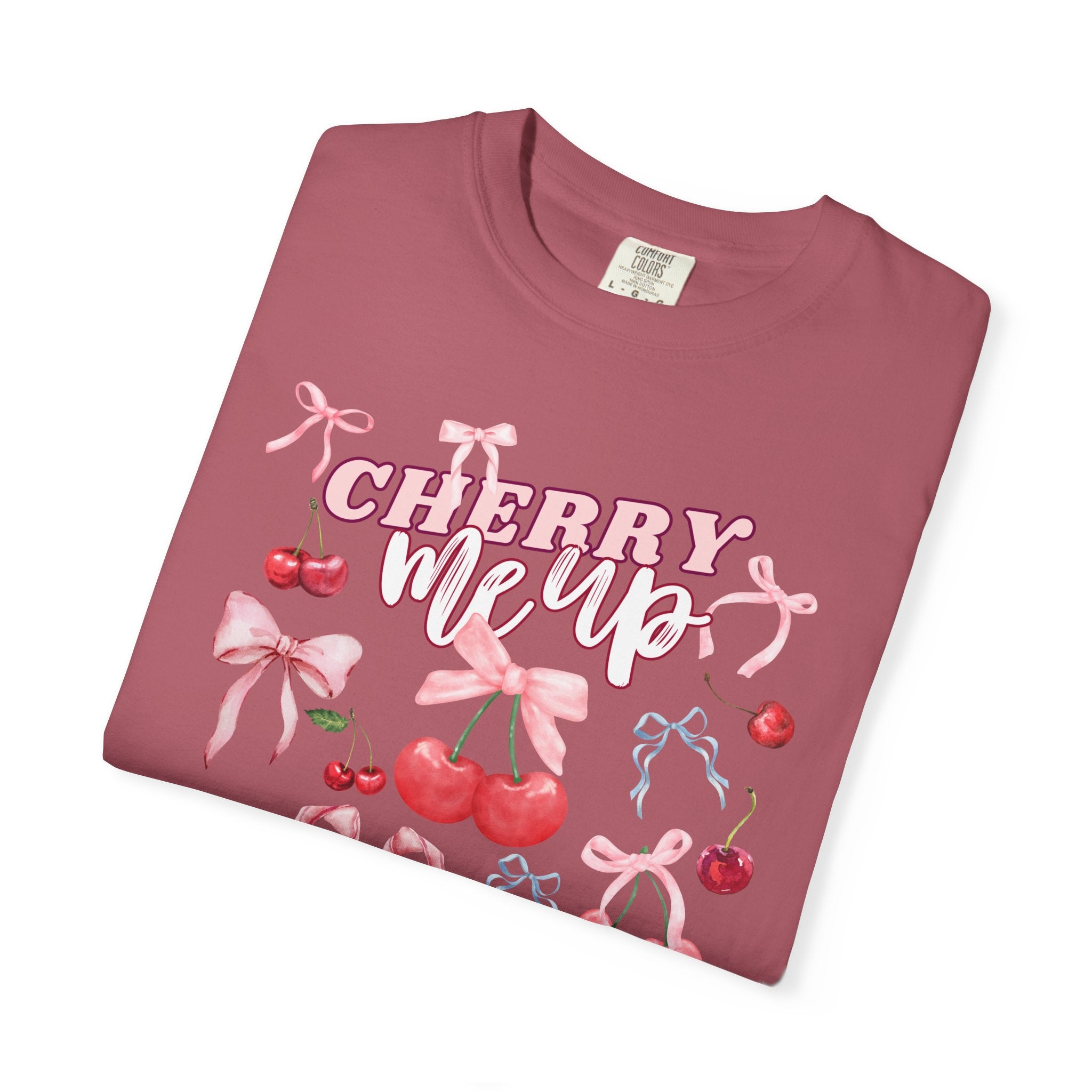 Cherry Themed Unisex T-Shirt, Cute Gift for Cherry Lovers, Summer Fashion Tee, Cute Casual Wear, Trendy Fruit Shirt