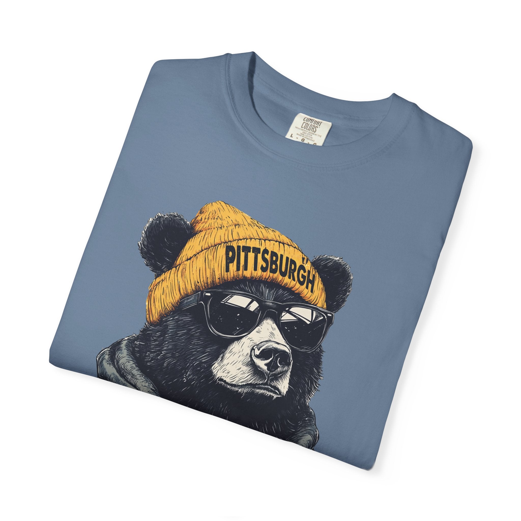 Pittsburgh Steelers Bear Spirit Animal T-Shirt | Unisex Football Fan Apparel
