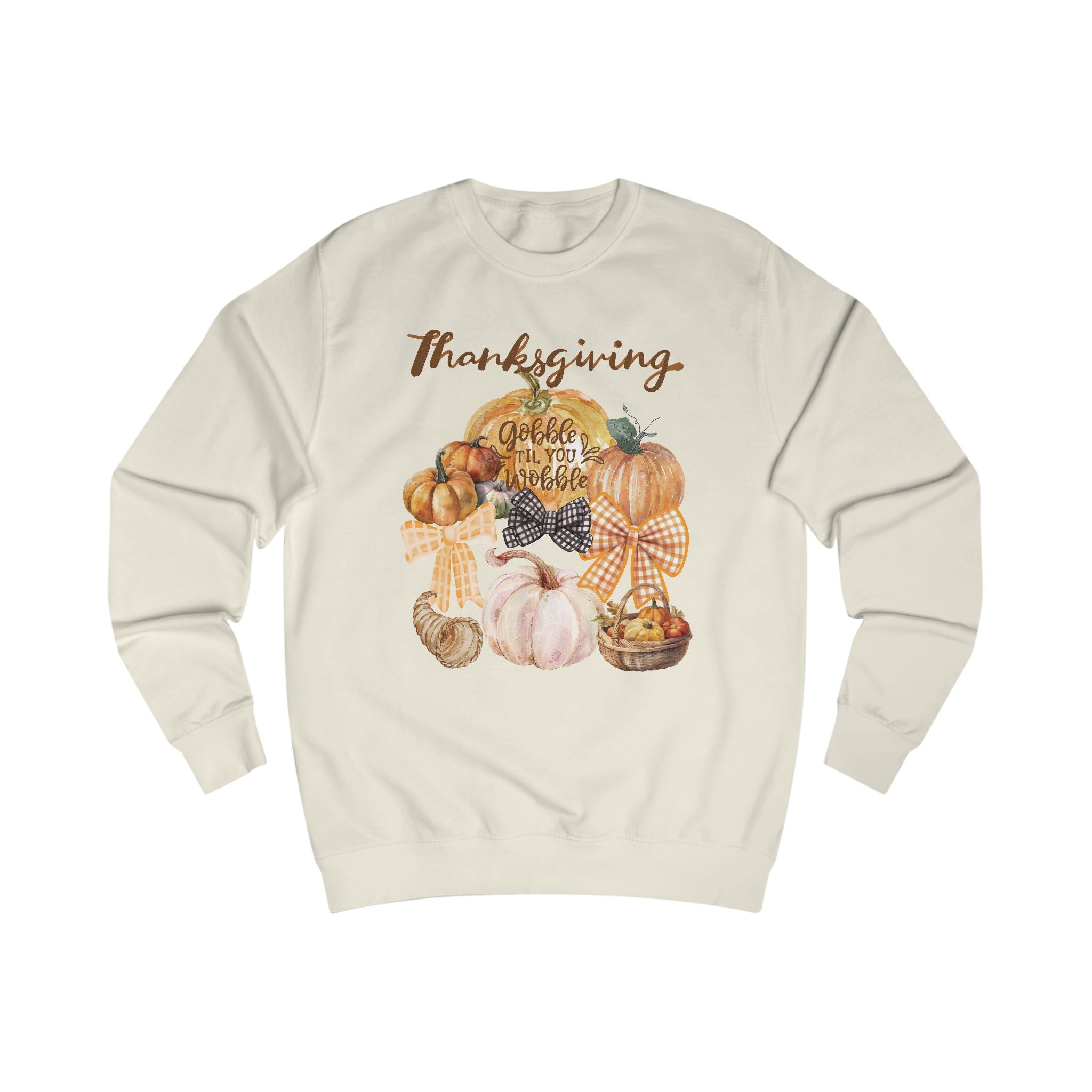 Thanksgiving Unisex Sweatshirt, Cozy Fall Sweater, Pumpkin Sweatshirt, Thanksgiving Gift, Autumn Apparel, Holiday Fashion