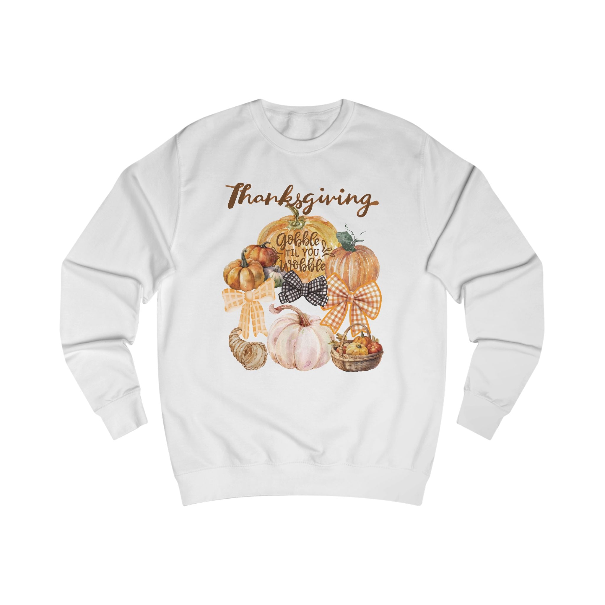 Thanksgiving Unisex Sweatshirt, Cozy Fall Sweater, Pumpkin Sweatshirt, Thanksgiving Gift, Autumn Apparel, Holiday Fashion
