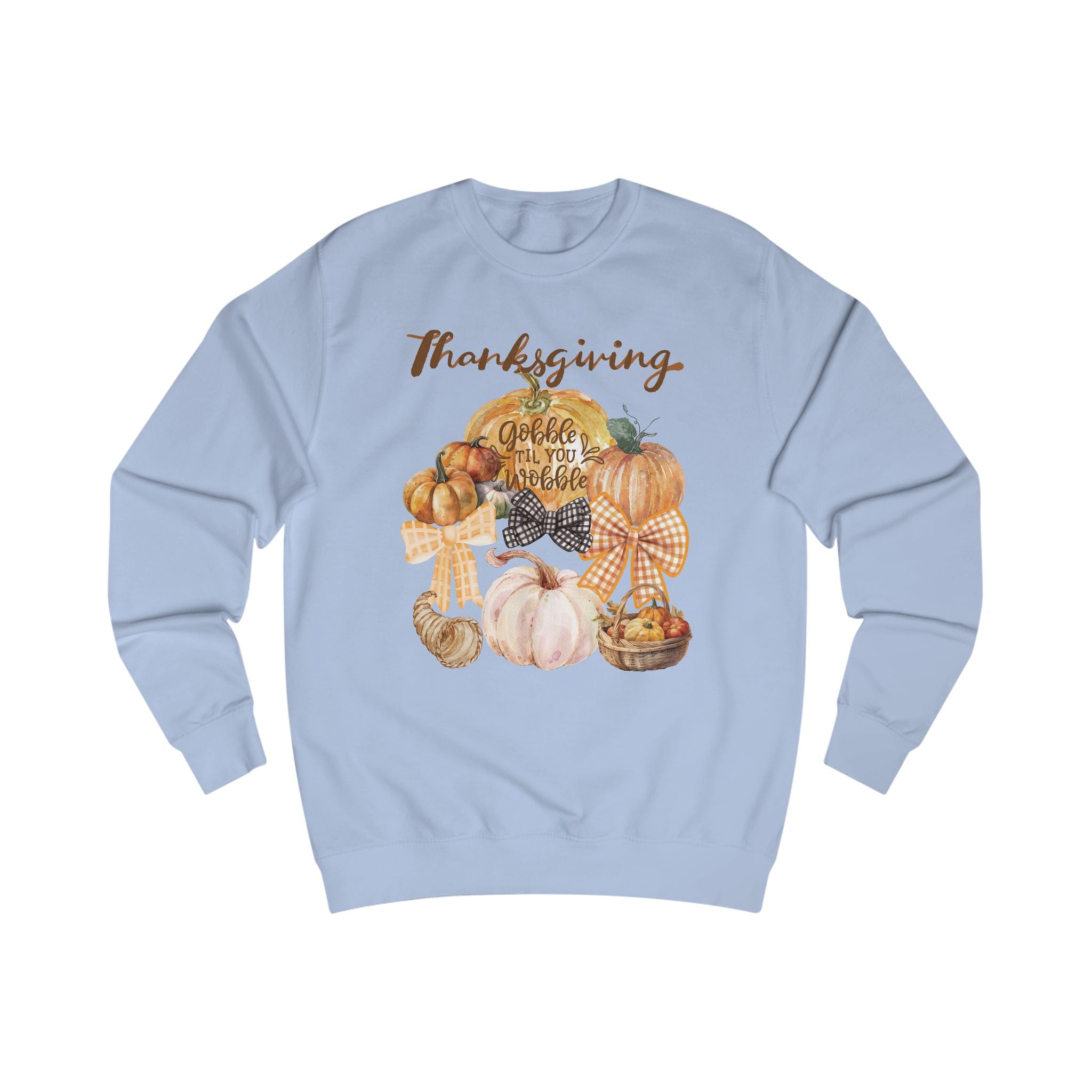 Thanksgiving Unisex Sweatshirt, Cozy Fall Sweater, Pumpkin Sweatshirt, Thanksgiving Gift, Autumn Apparel, Holiday Fashion