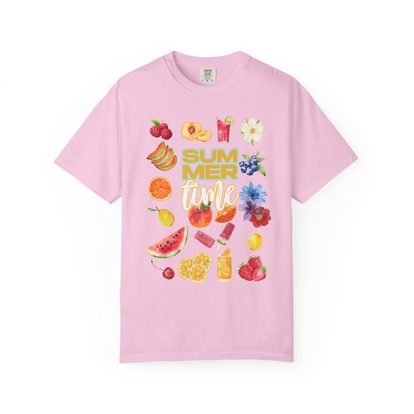 Summer Fruit Vibes T-Shirt, Unisex Casual Tee, Graphic Tee for Summer, Beachwear, Vacation Top, Gift for Her