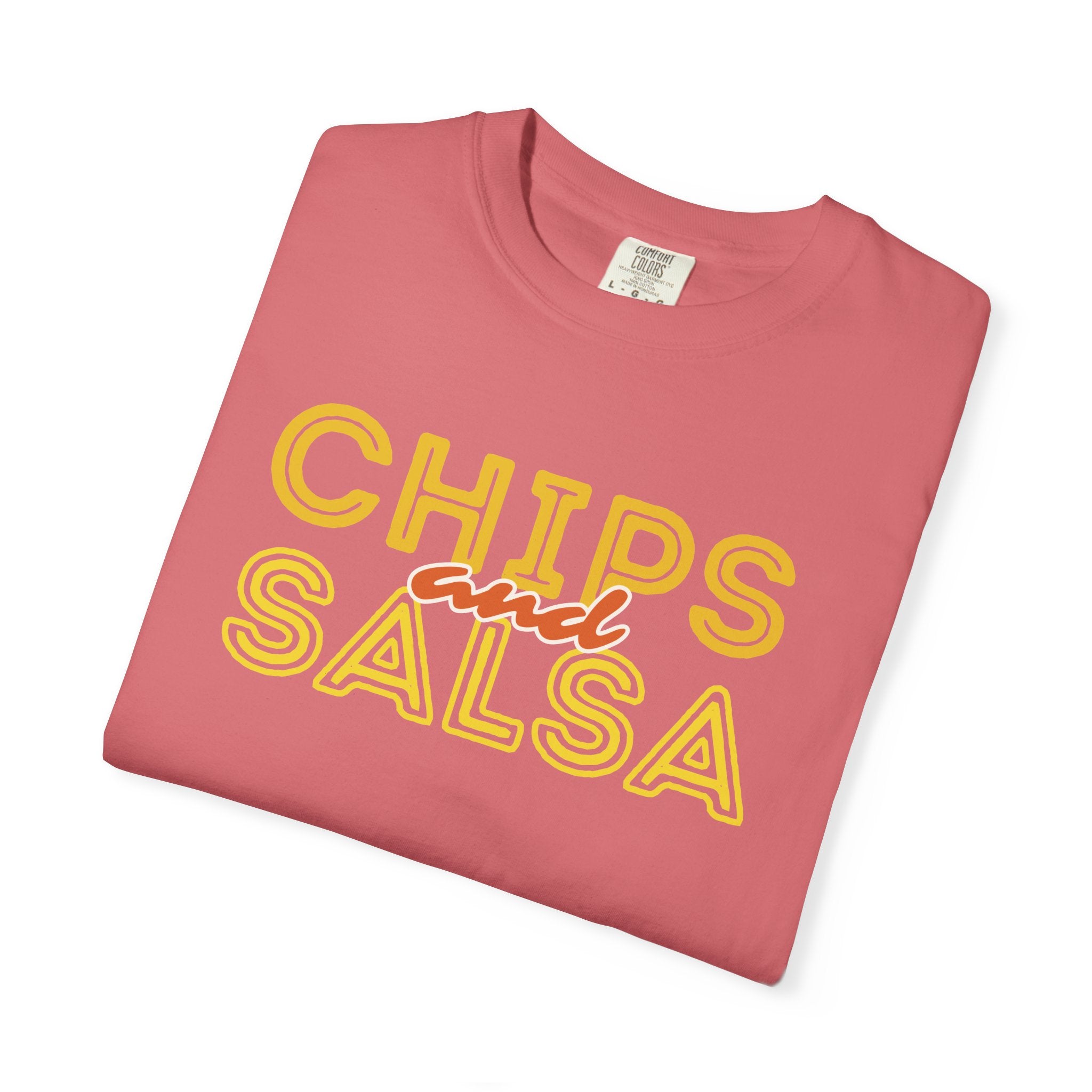 Chips and Salsa Unisex T-shirt, Casual Summer Tee, Foodie Gift, Gift for Friends, Cute Graphic Top, Comfortable Everyday Wear