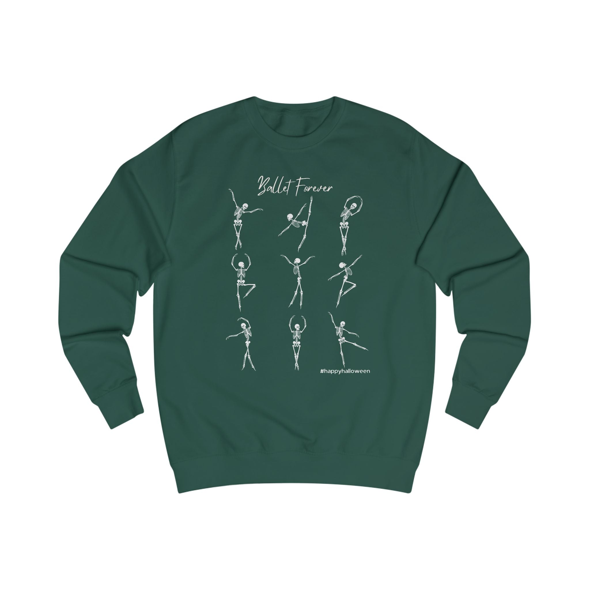 Skeleton Ballet Dancers Halloween Unisex Sweatshirt | Dance Lover Apparel