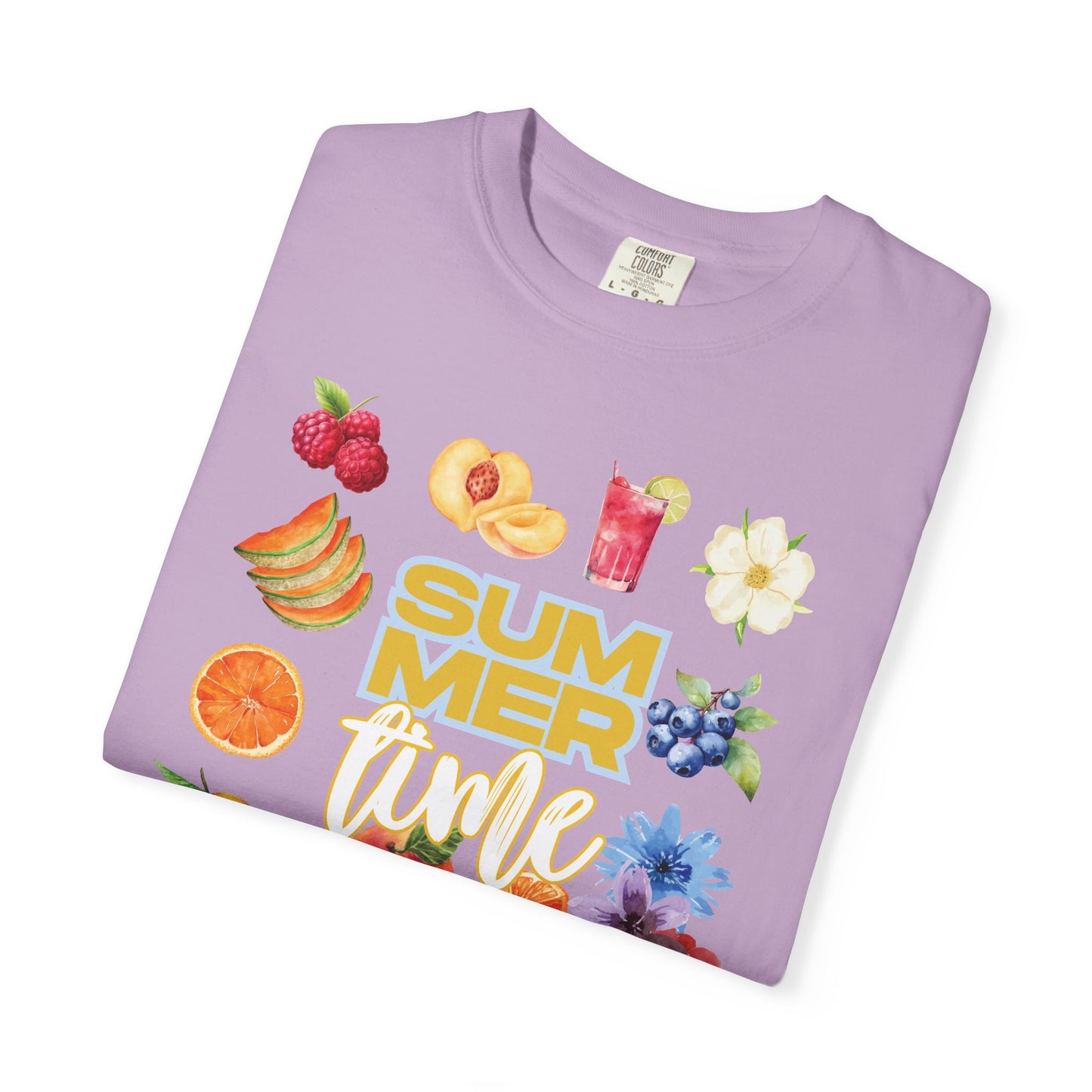 Summer Fruit Vibes T-Shirt, Unisex Casual Tee, Graphic Tee for Summer, Beachwear, Vacation Top, Gift for Her
