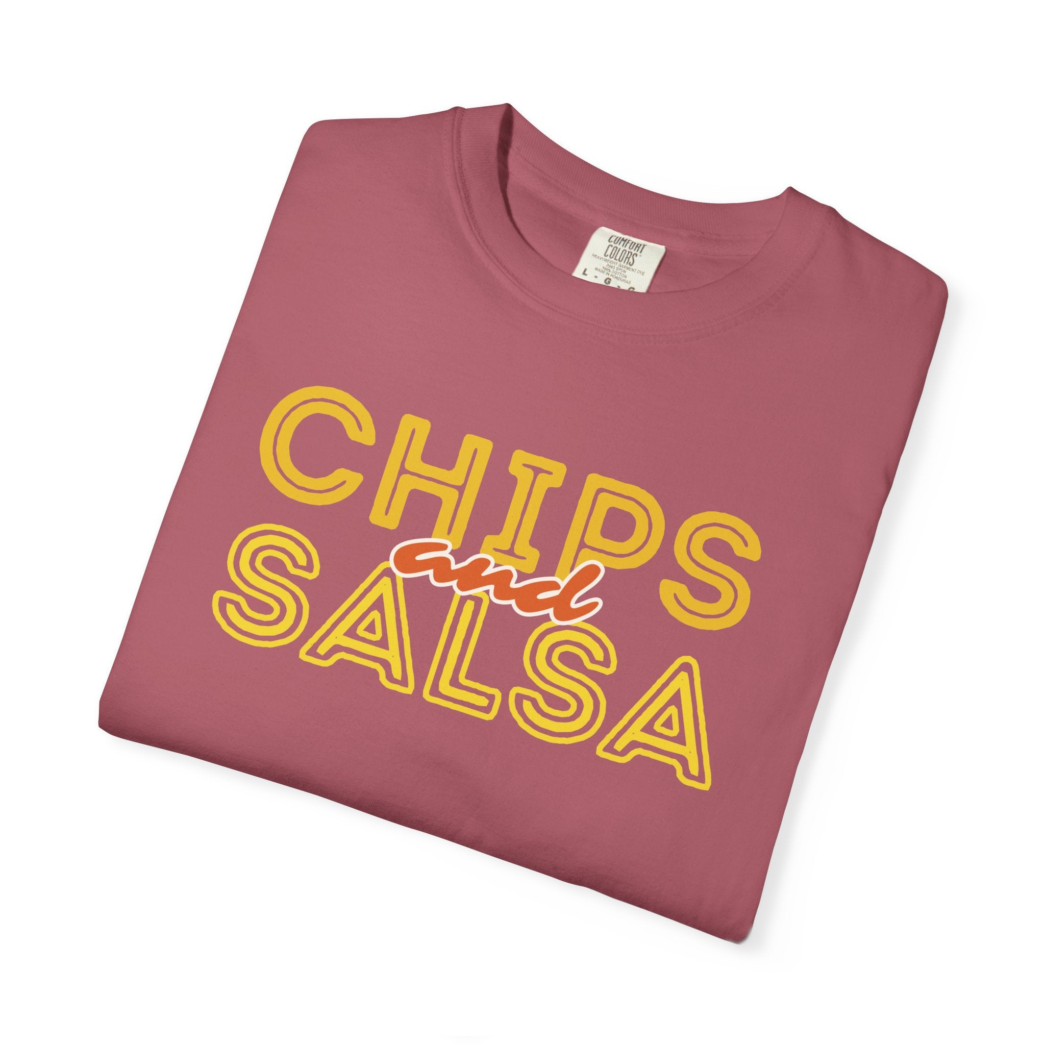 Chips and Salsa Unisex T-shirt, Casual Summer Tee, Foodie Gift, Gift for Friends, Cute Graphic Top, Comfortable Everyday Wear