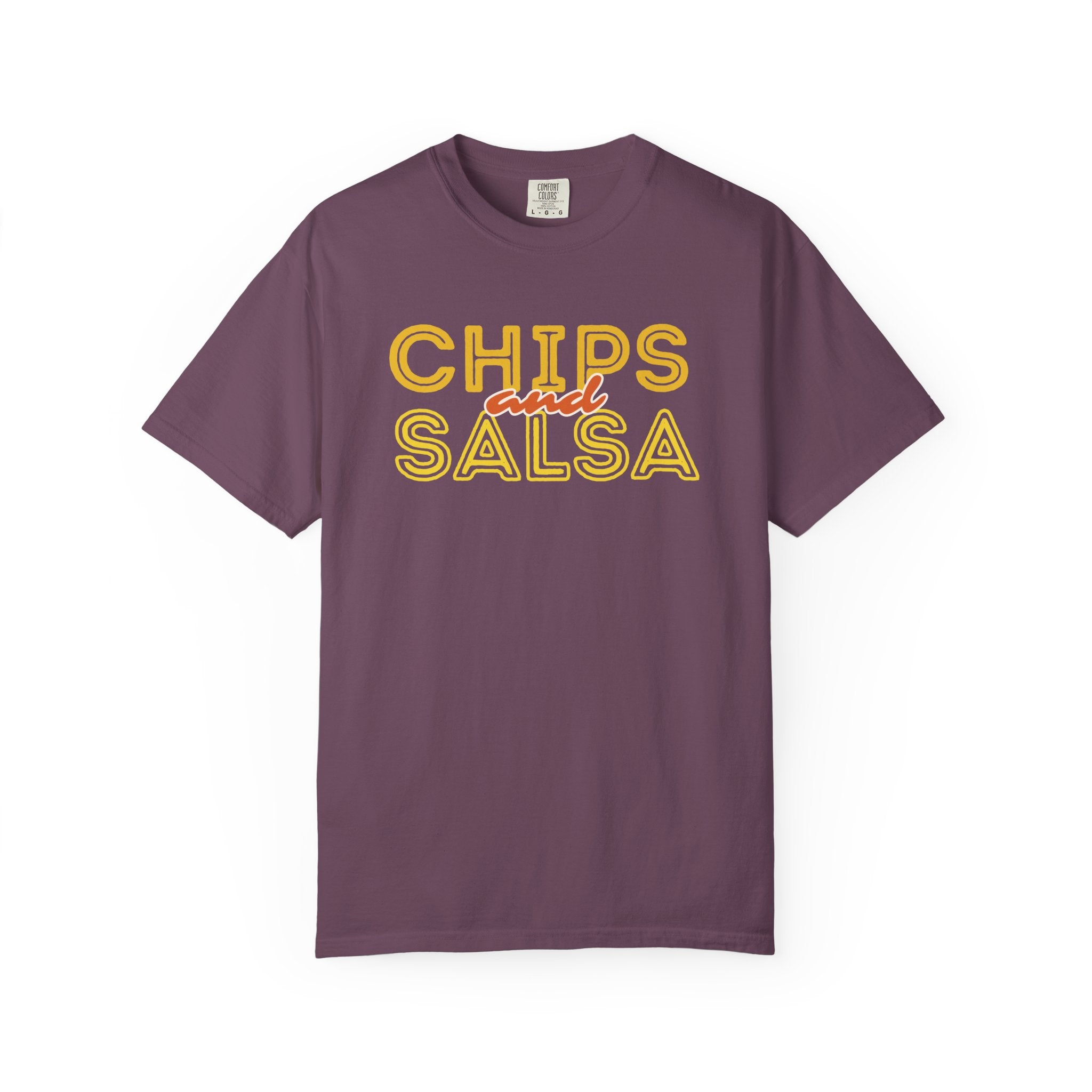 Chips and Salsa Unisex T-shirt, Casual Summer Tee, Foodie Gift, Gift for Friends, Cute Graphic Top, Comfortable Everyday Wear