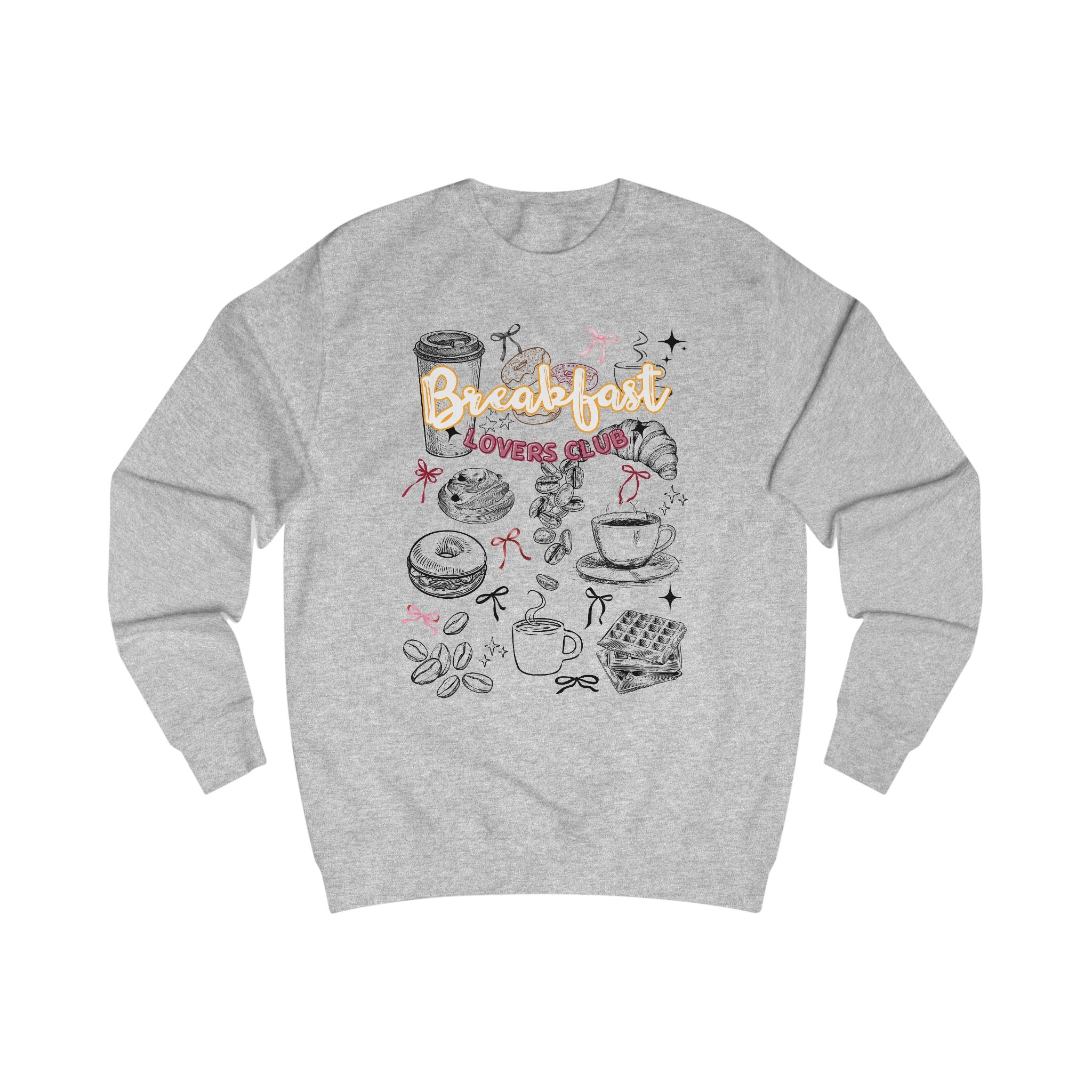 Breakfast Lovers Unisex Sweatshirt, Cozy Gift for Foodies, Casual Wear, Brunch Apparel, Birthday Present, Kitchen Style