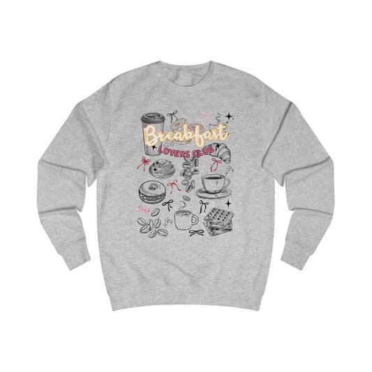 Breakfast Lovers Unisex Sweatshirt, Cozy Gift for Foodies, Casual Wear, Brunch Apparel, Birthday Present, Kitchen Style