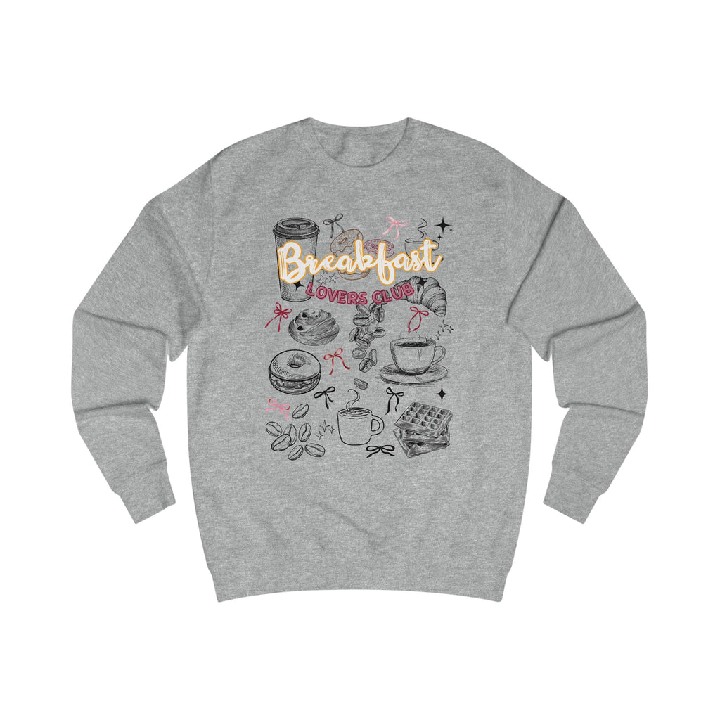 Breakfast Lovers Unisex Sweatshirt, Cozy Gift for Foodies, Casual Wear, Brunch Apparel, Birthday Present, Kitchen Style