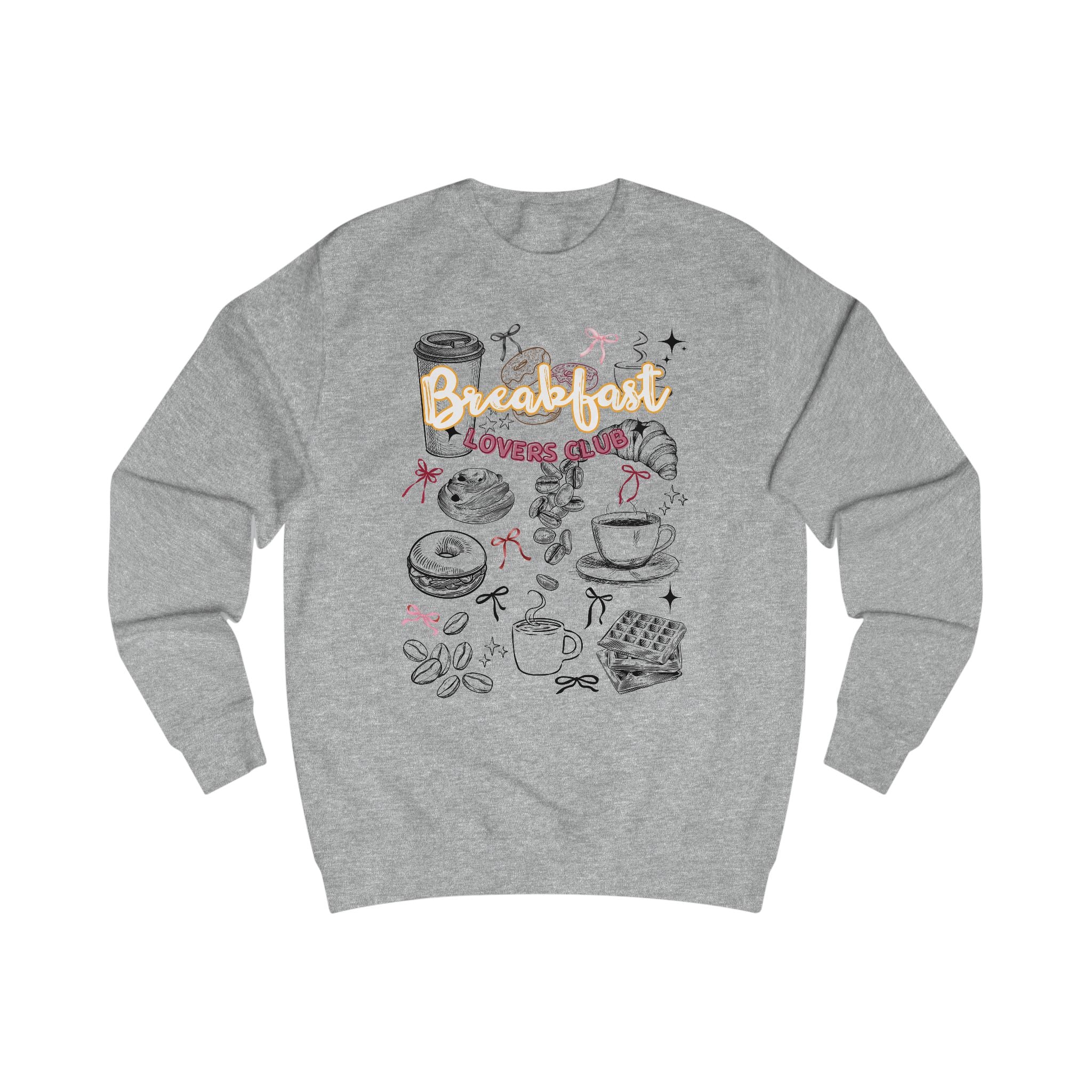 Breakfast Lovers Unisex Sweatshirt, Cozy Gift for Foodies, Casual Wear, Brunch Apparel, Birthday Present, Kitchen Style