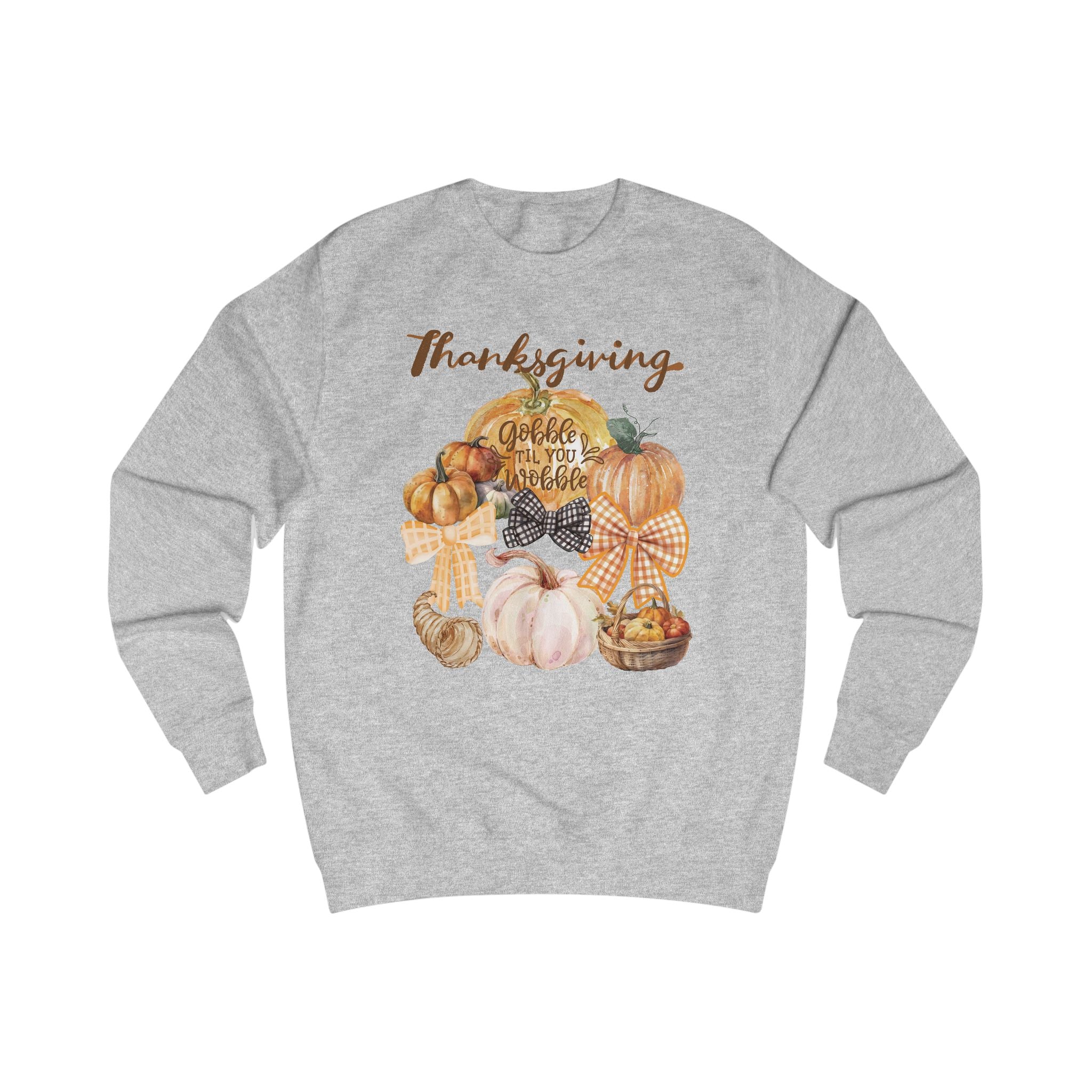 Thanksgiving Unisex Sweatshirt, Cozy Fall Sweater, Pumpkin Sweatshirt, Thanksgiving Gift, Autumn Apparel, Holiday Fashion