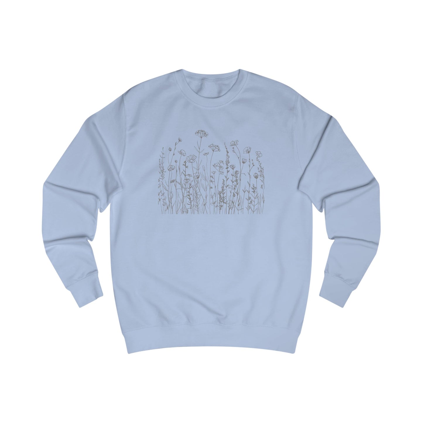 Wild flowers Sketch Unisex Sweatshirt - Cozy Fall Fashion, Gift for Nature Lovers, Casual Layering, Screen Printed Apparel, Plant Lover's [...]